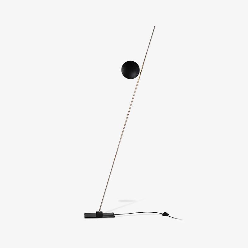 Axial Ray Sculptural Floor Lamp-Neutral Decor