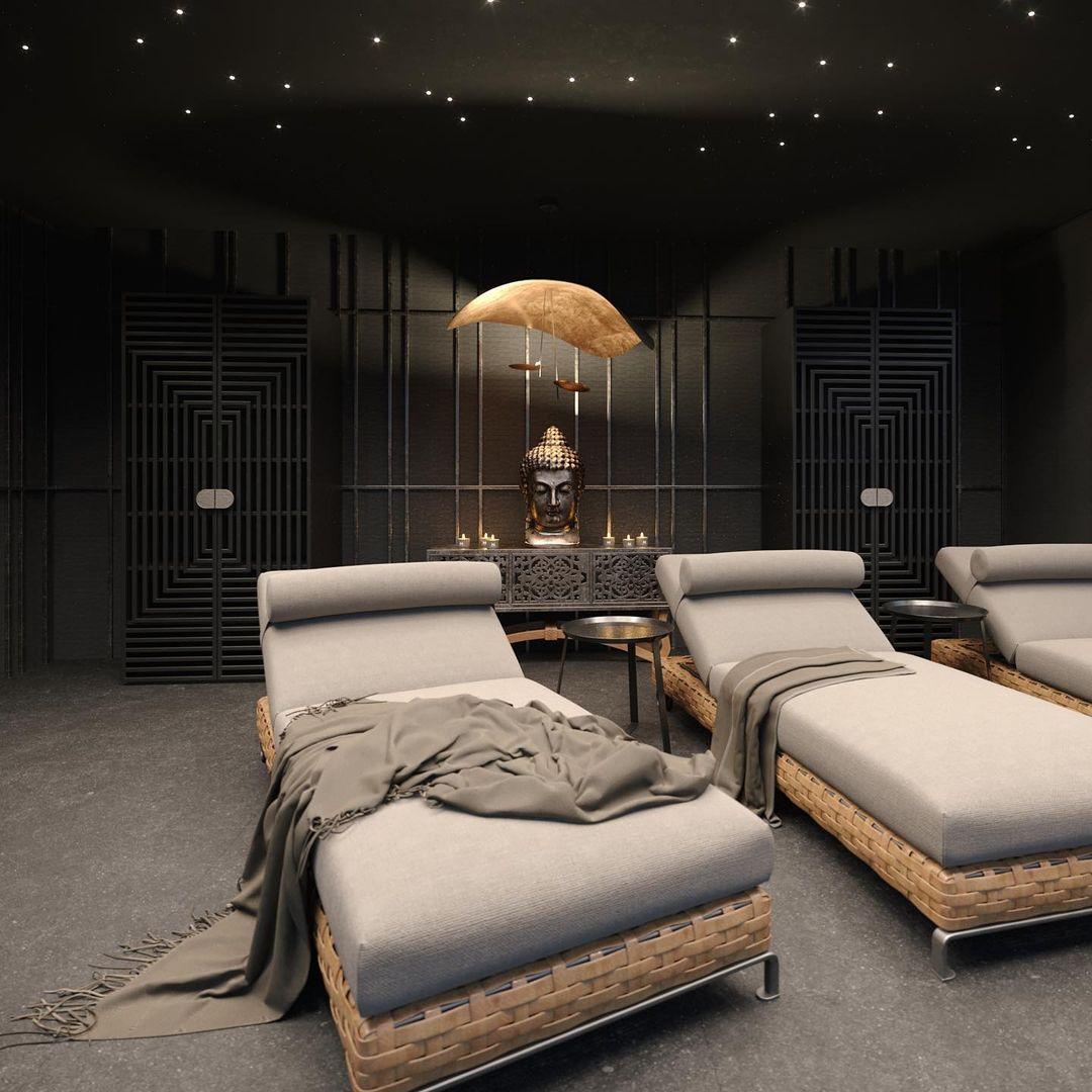 Lustra Pendant Lamp Black Gold Curved Shade-Neutral Decor
