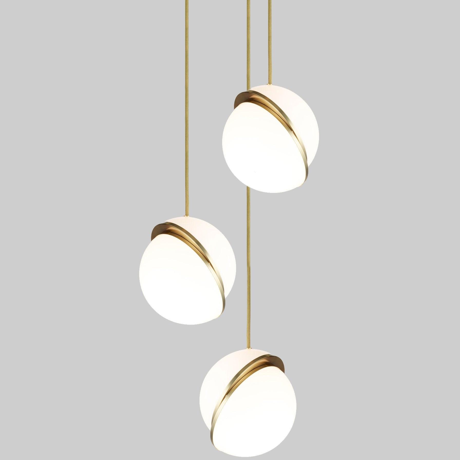 Cavira Pendant Minimalistic Glass Lamp-Neutral Decor