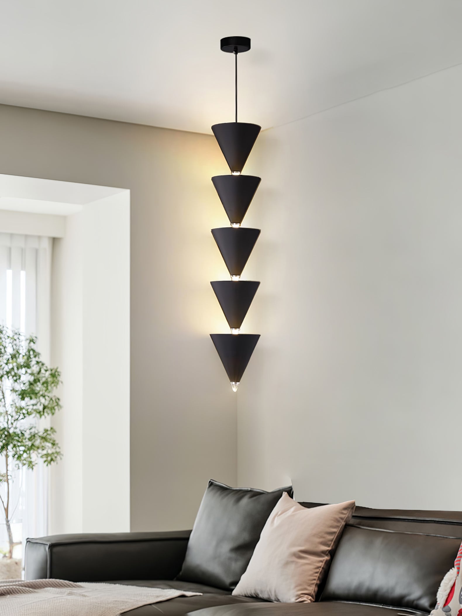 Yrathen Modern Minimalist Pendant Light-Neutral Decor