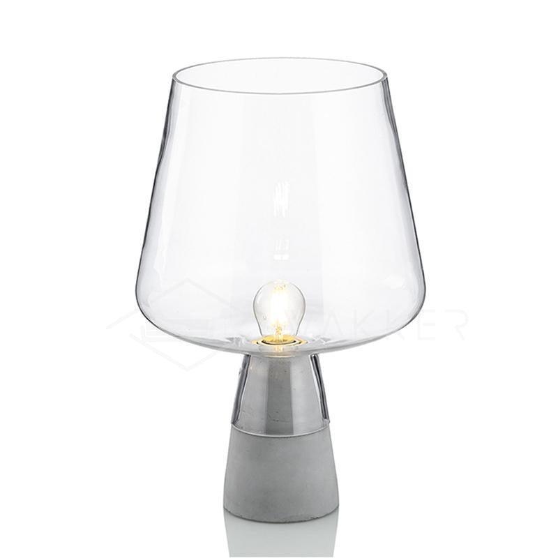Nirixon Minimalist Cement Table Lamp-Neutral Decor