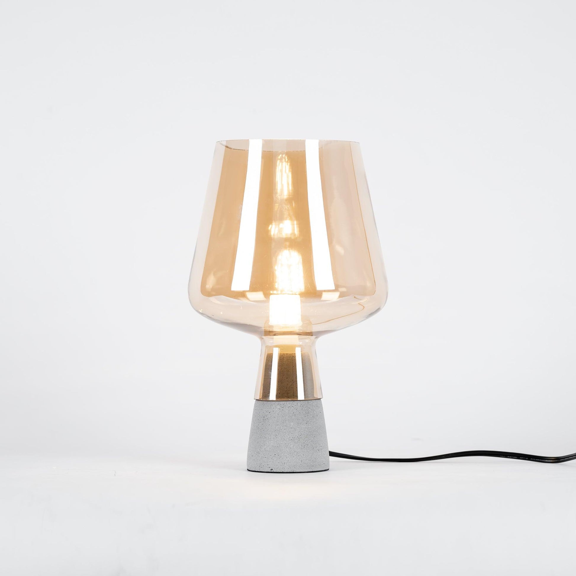 Nirixon Minimalist Cement Table Lamp-Neutral Decor