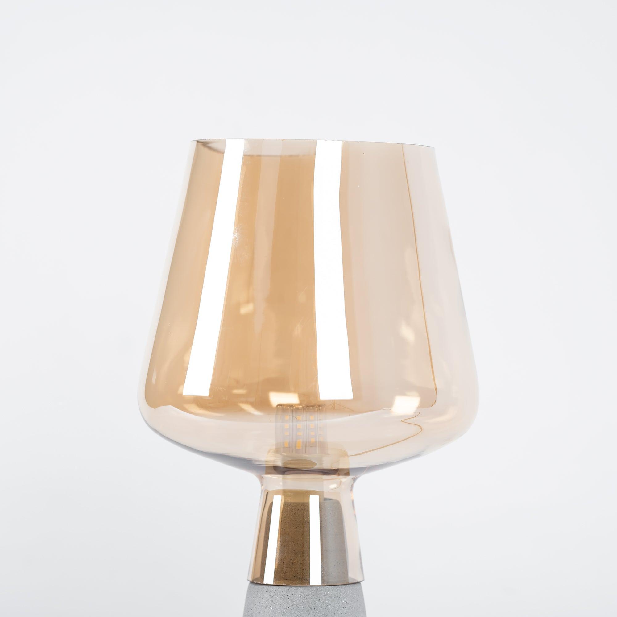 Nirixon Minimalist Cement Table Lamp-Neutral Decor
