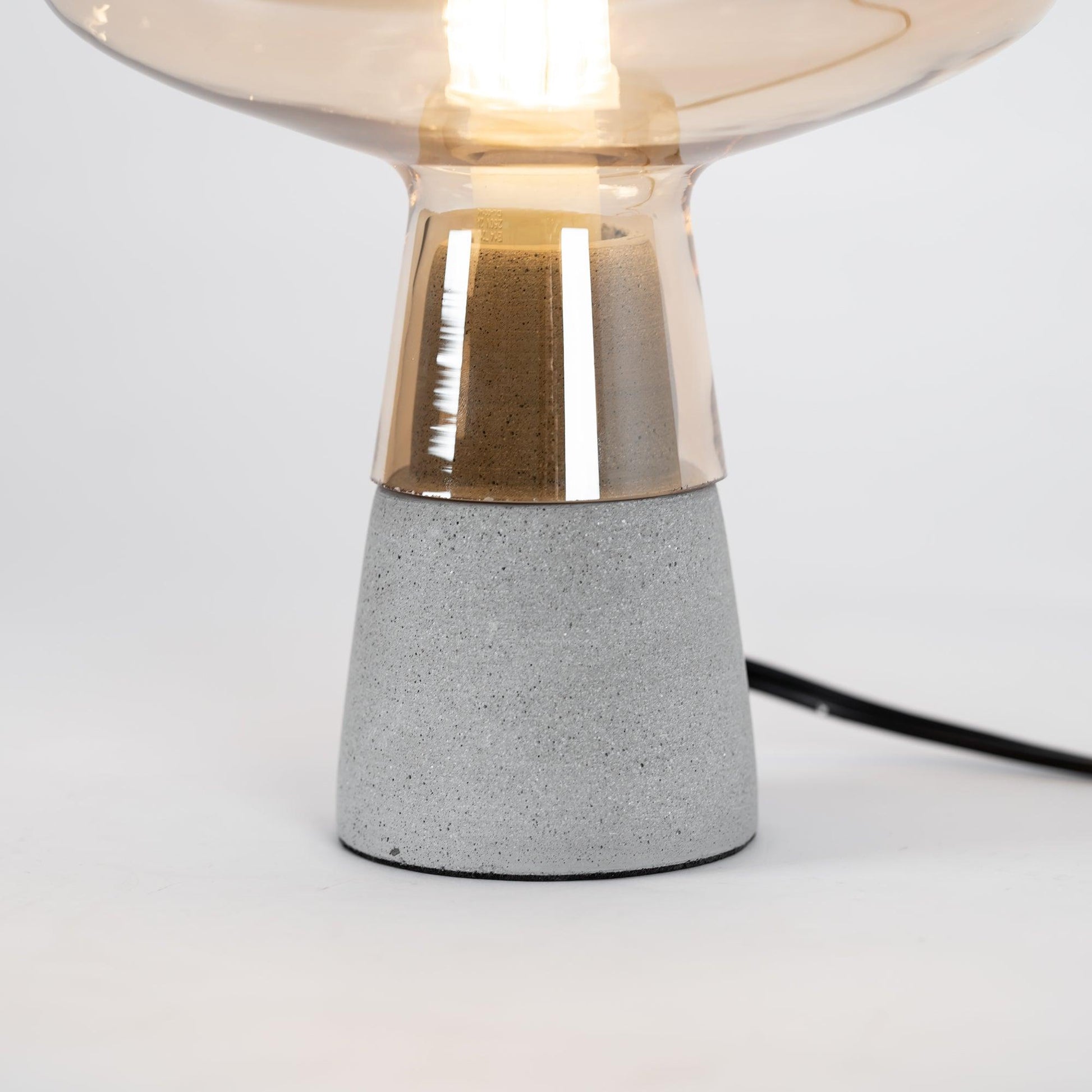 Nirixon Minimalist Cement Table Lamp-Neutral Decor