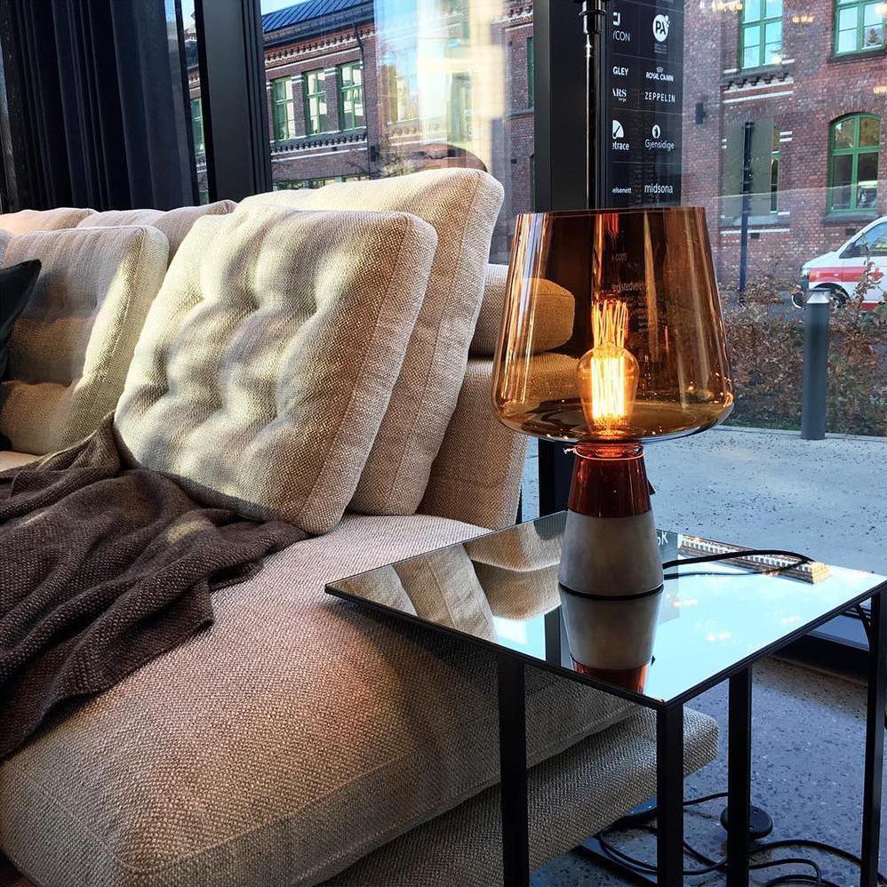 Nirixon Minimalist Cement Table Lamp-Neutral Decor
