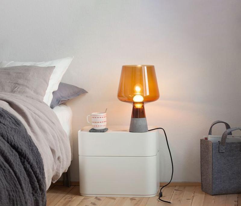 Nirixon Minimalist Cement Table Lamp-Neutral Decor