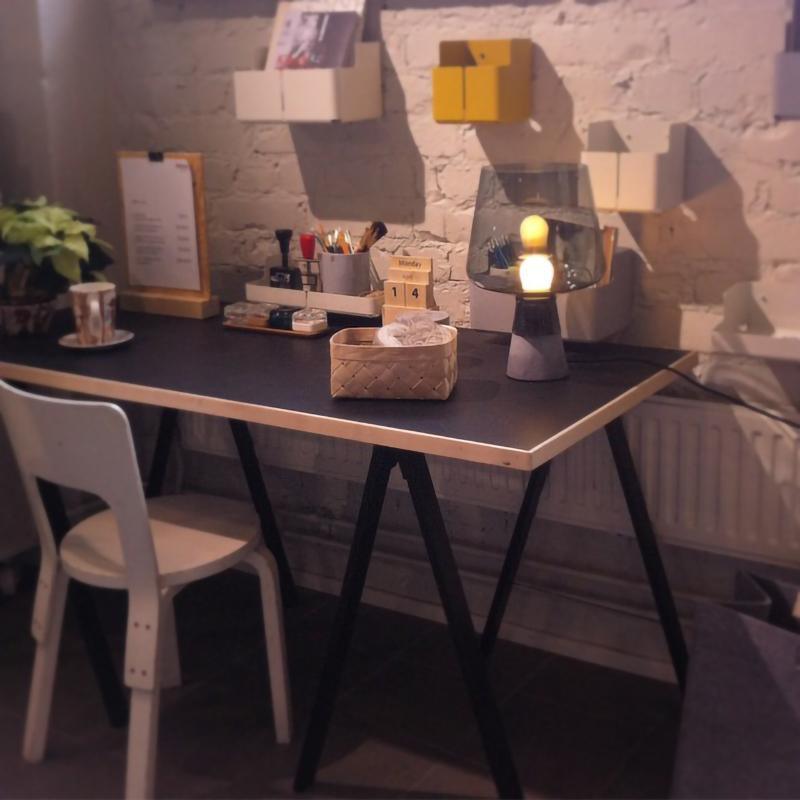 Nirixon Minimalist Cement Table Lamp-Neutral Decor