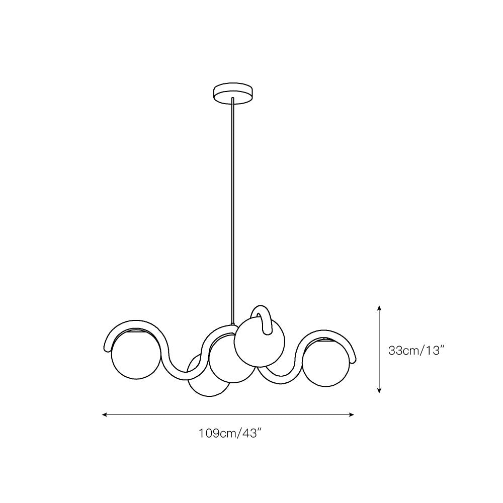 Uveta  Chandelier Muti-layer