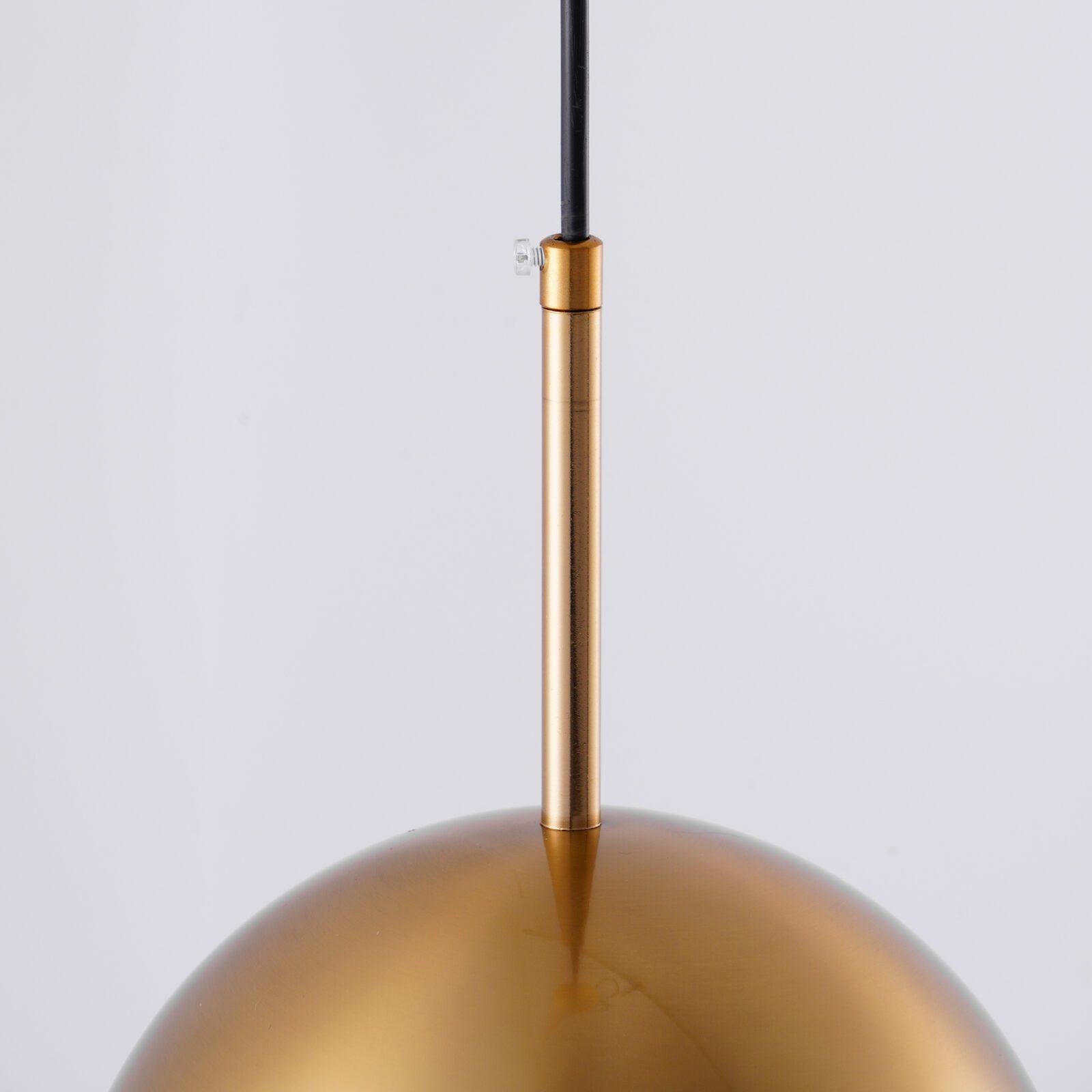 Kevelo Pendant Lamp Brass Glass Modern-Neutral Decor