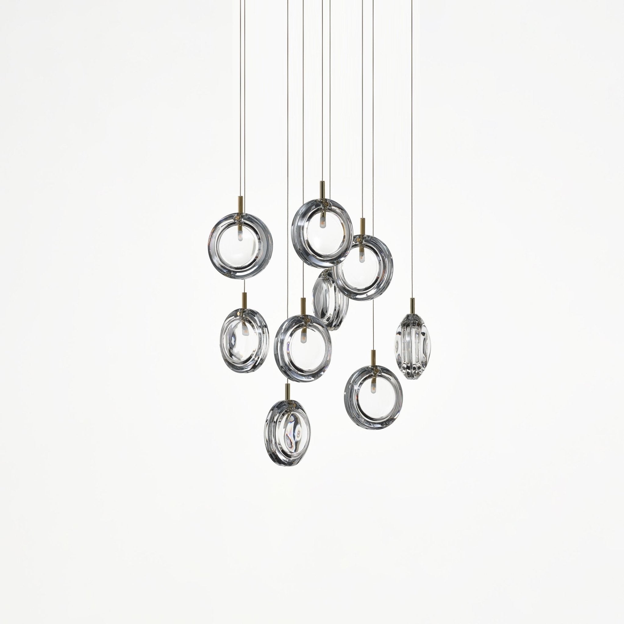 Lens Round Chandelier-Neutral Decor