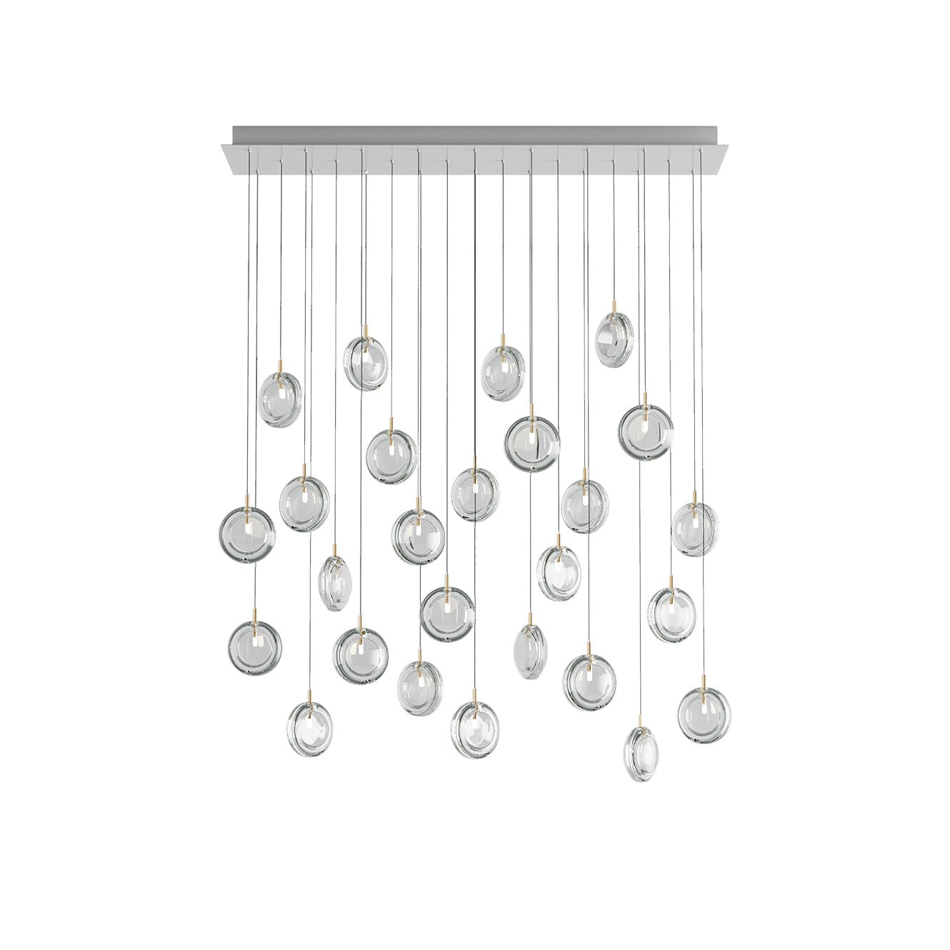 Lens Round Chandelier-Neutral Decor