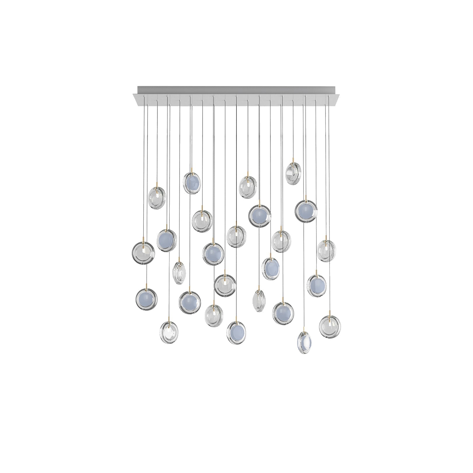 Lens Round Chandelier-Neutral Decor