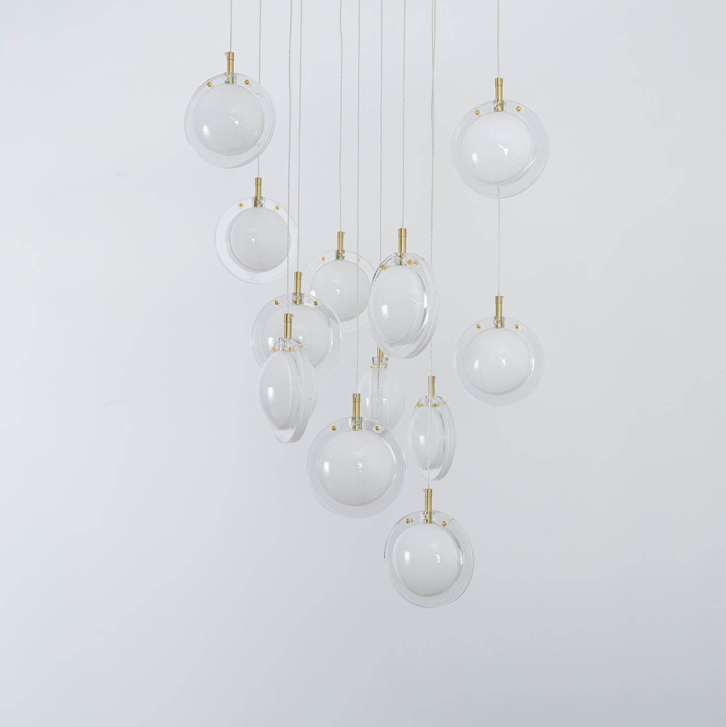 Lens Round Chandelier-Neutral Decor