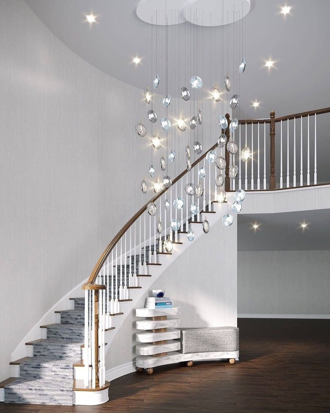 Lens Round Chandelier-Neutral Decor