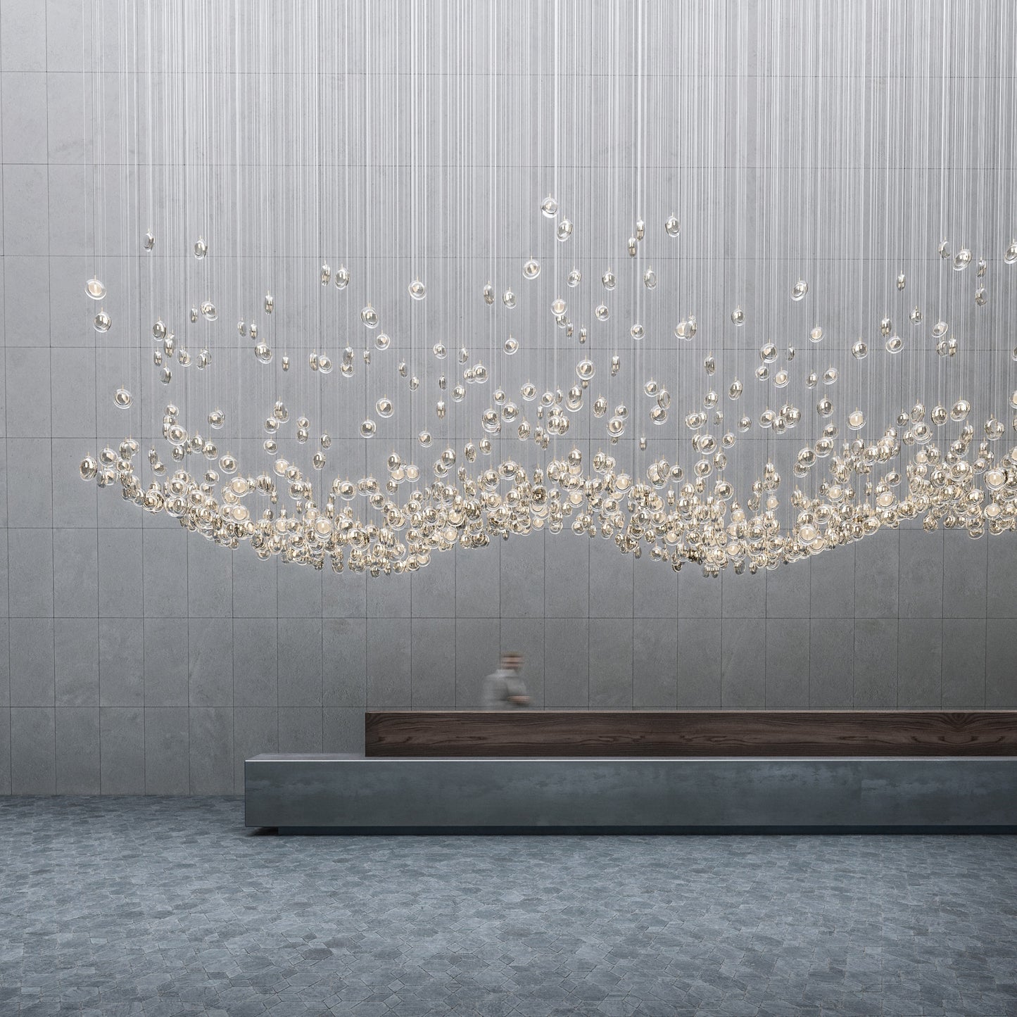 Lens Round Chandelier-Neutral Decor