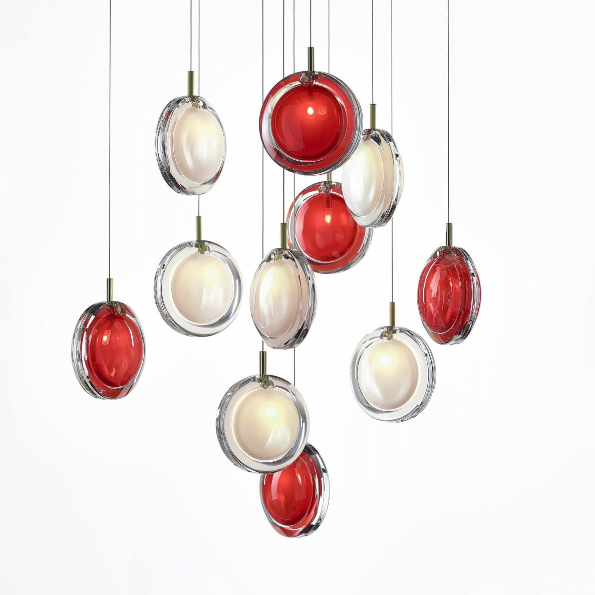 Lens Round Chandelier-Neutral Decor