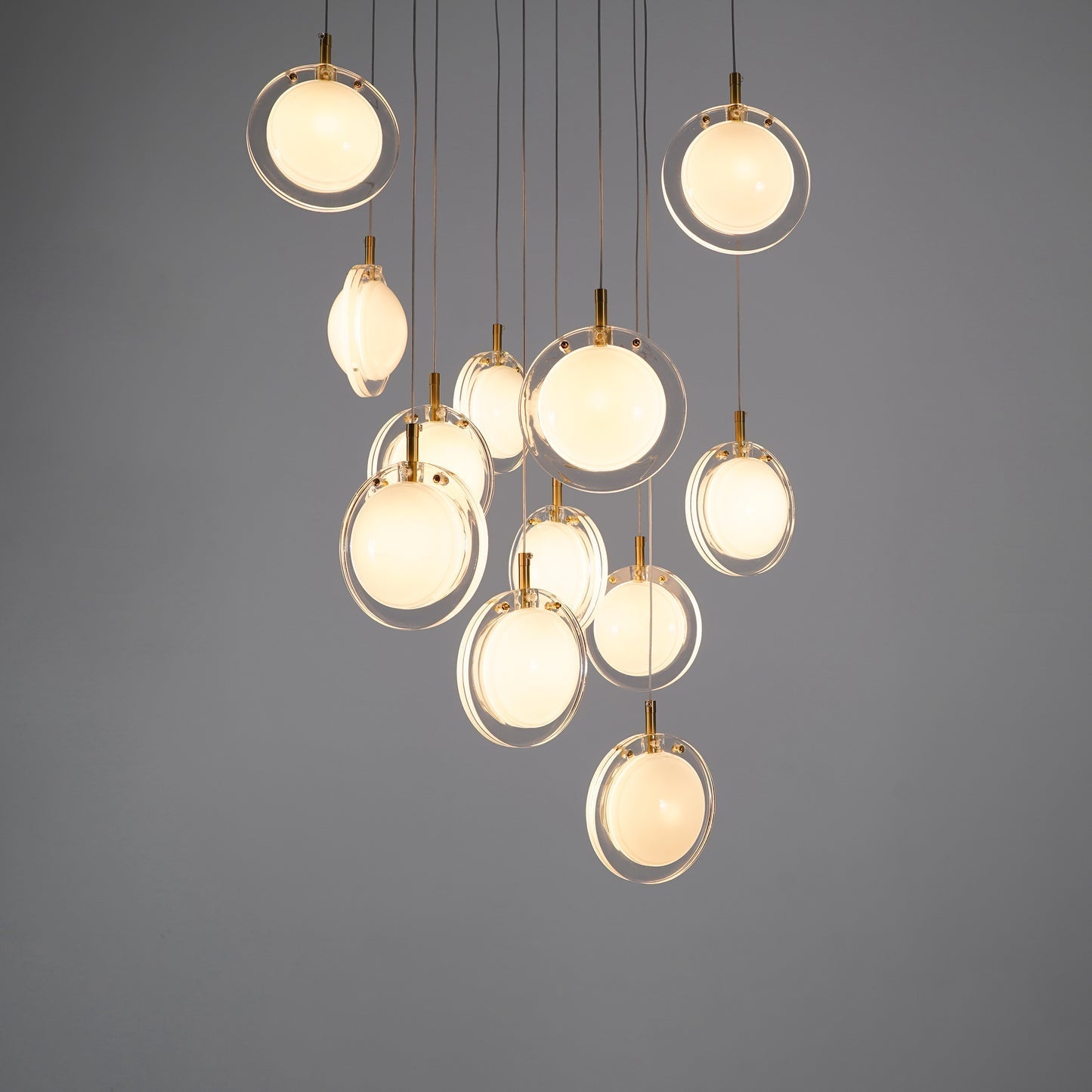 Lens Round Chandelier-Neutral Decor