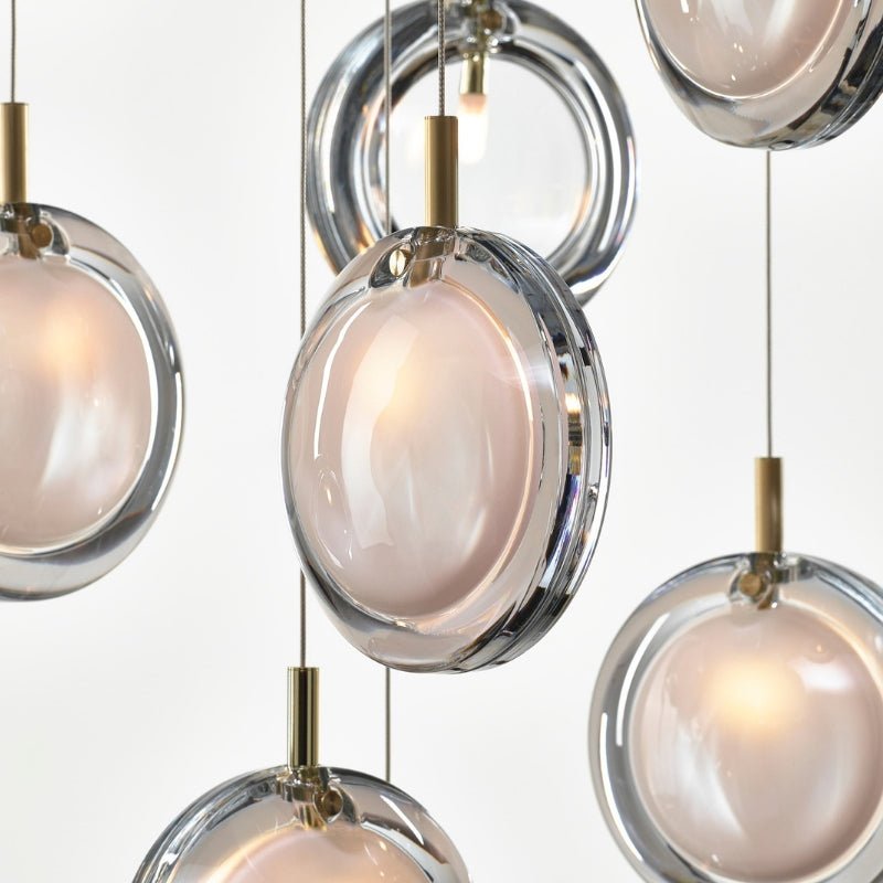 Lens Round Chandelier-Neutral Decor