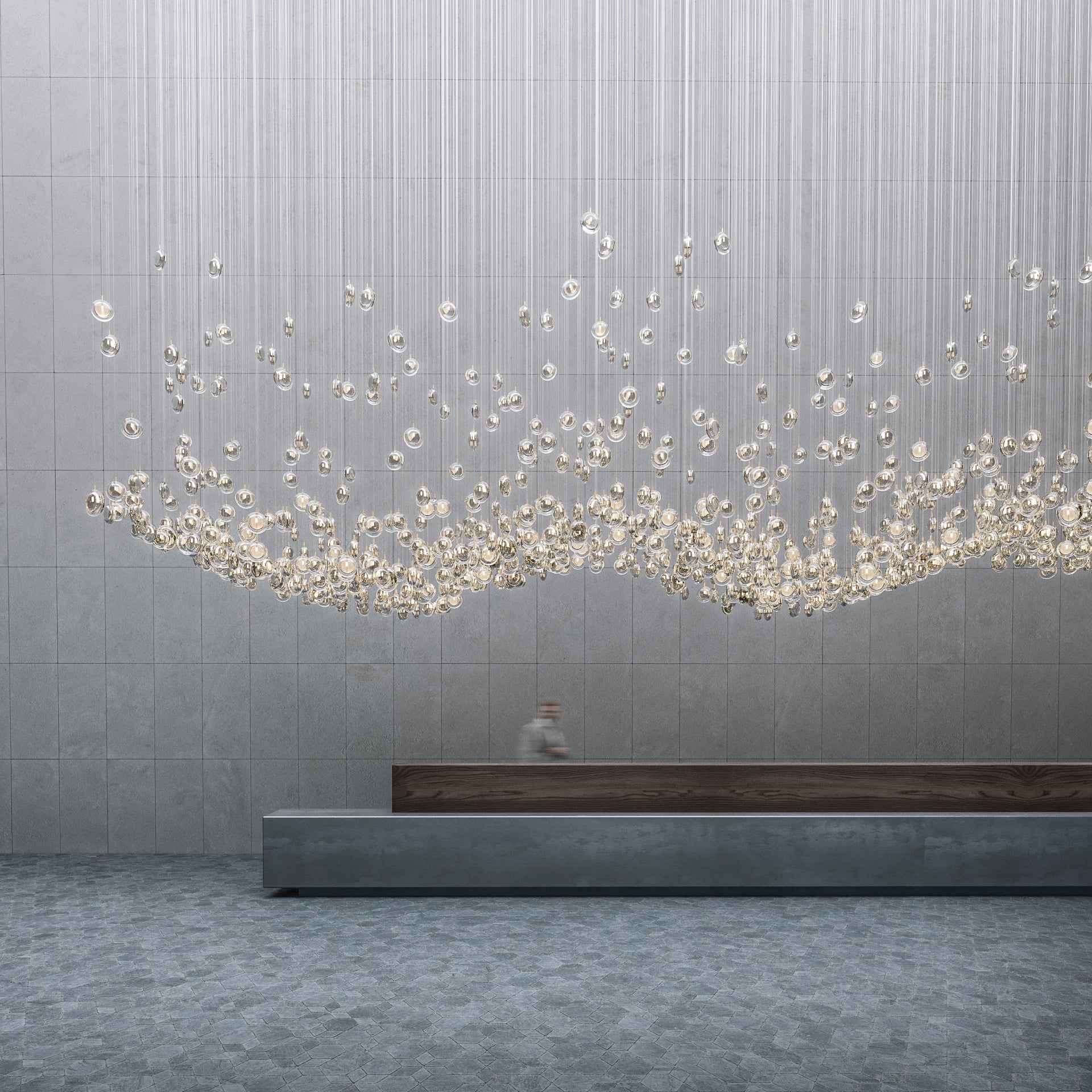 Lens Round Chandelier-Neutral Decor