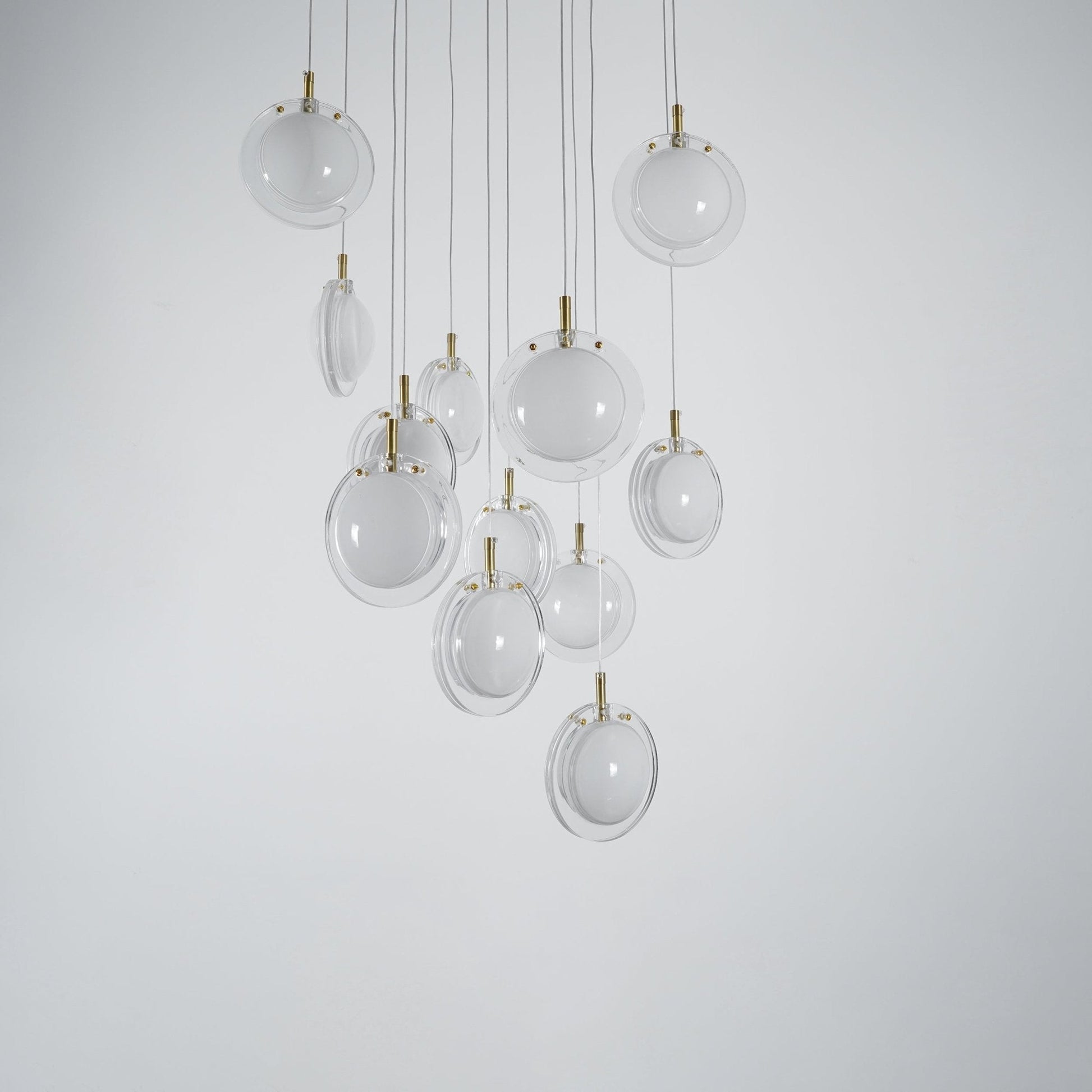 Lens Round Chandelier-Neutral Decor