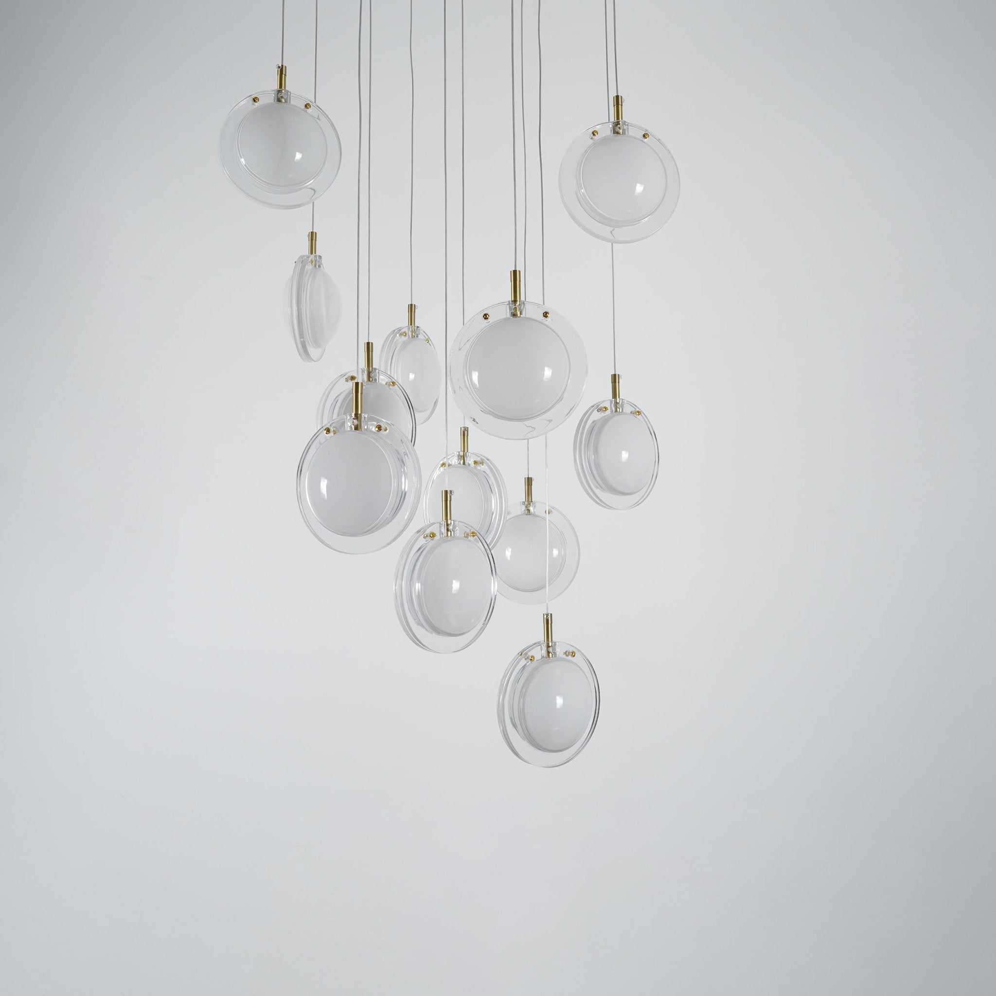 Lens Round Chandelier-Neutral Decor