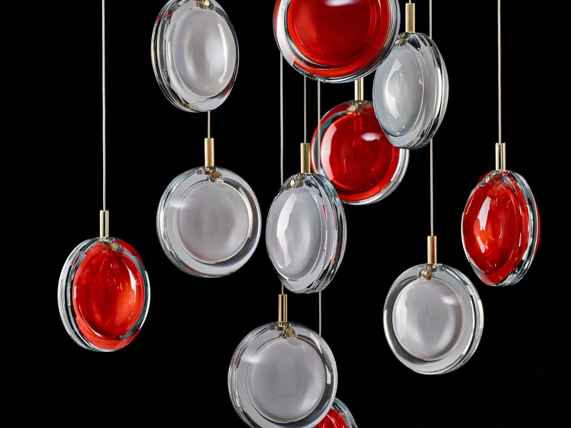 Lens Round Chandelier-Neutral Decor