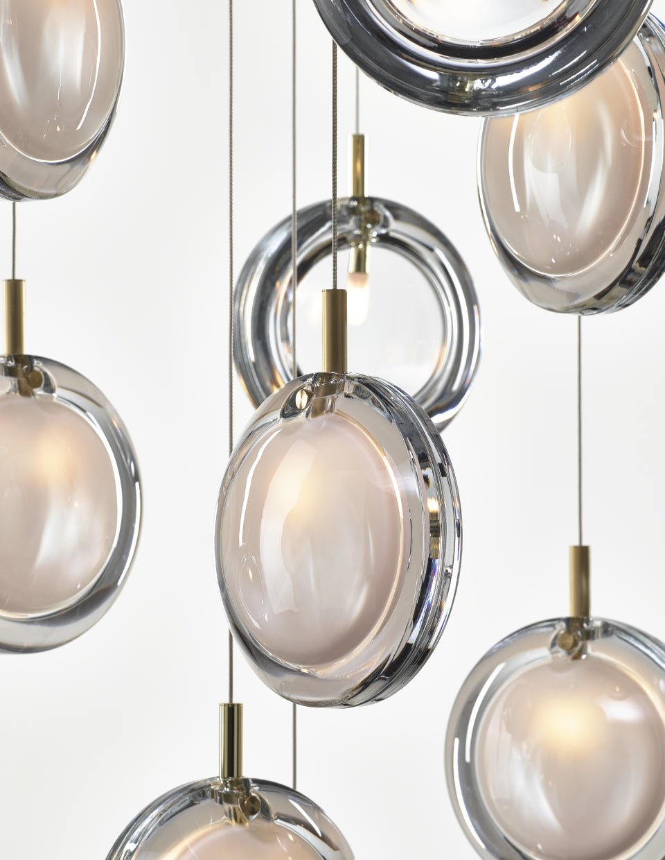 Lens Round Chandelier-Neutral Decor