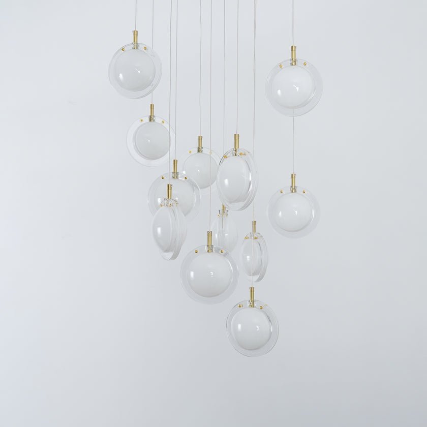 Lens Round Chandelier-Neutral Decor