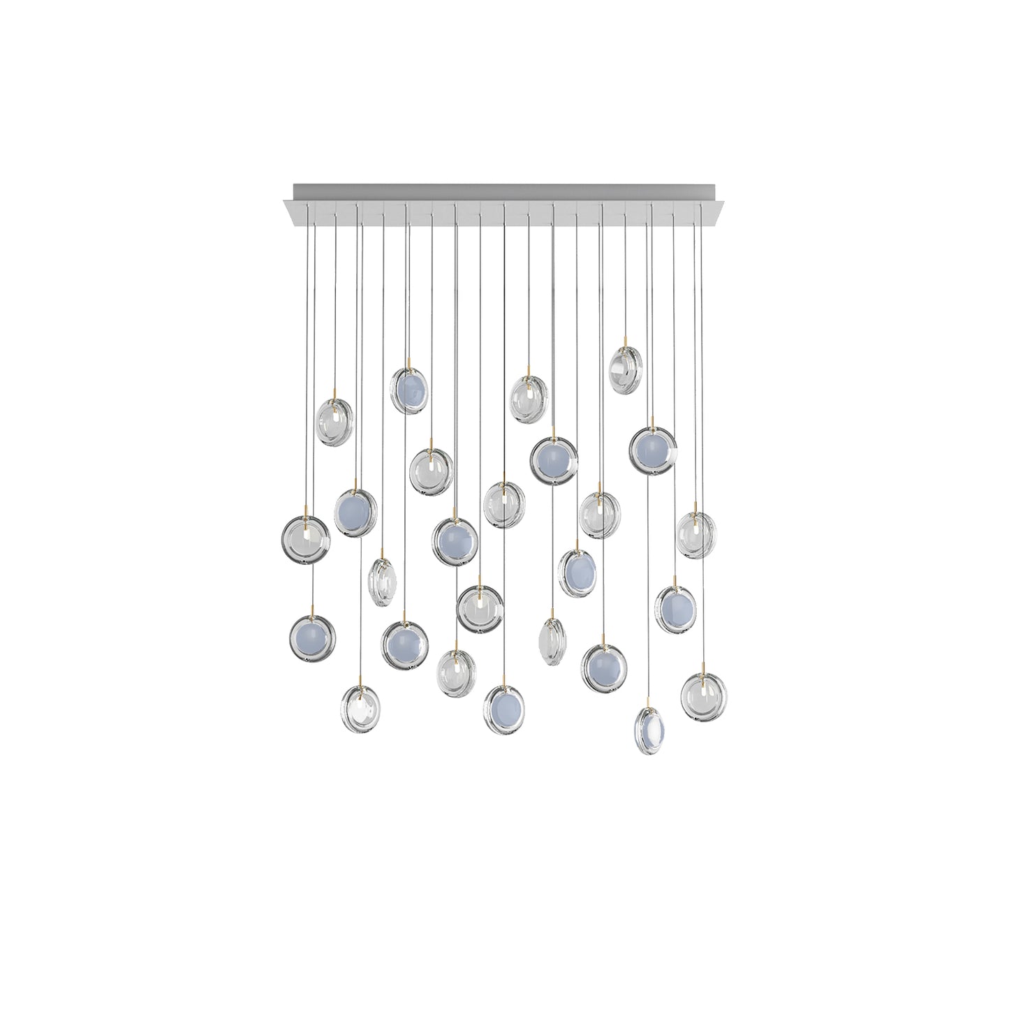 Lens Round Chandelier-Neutral Decor