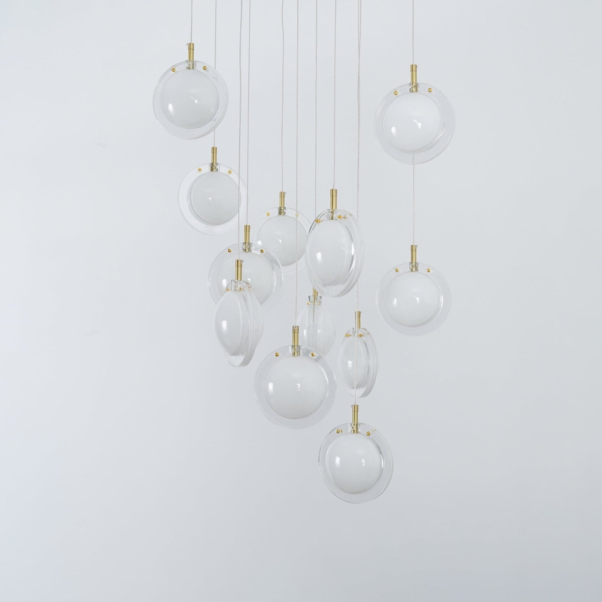 Lens Round Chandelier-Neutral Decor