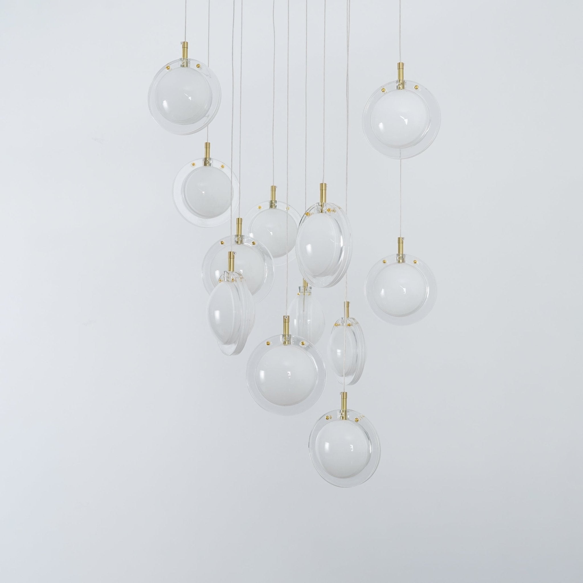 Lens Round Chandelier-Neutral Decor
