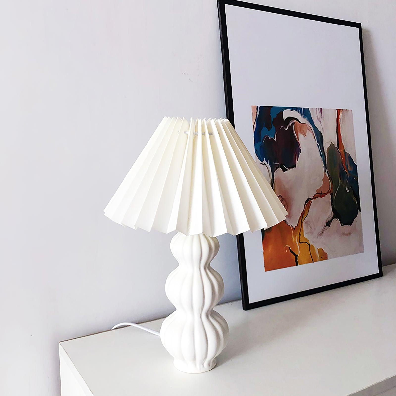 Hart Vintage Fabric Table lamp-Neutral Decor