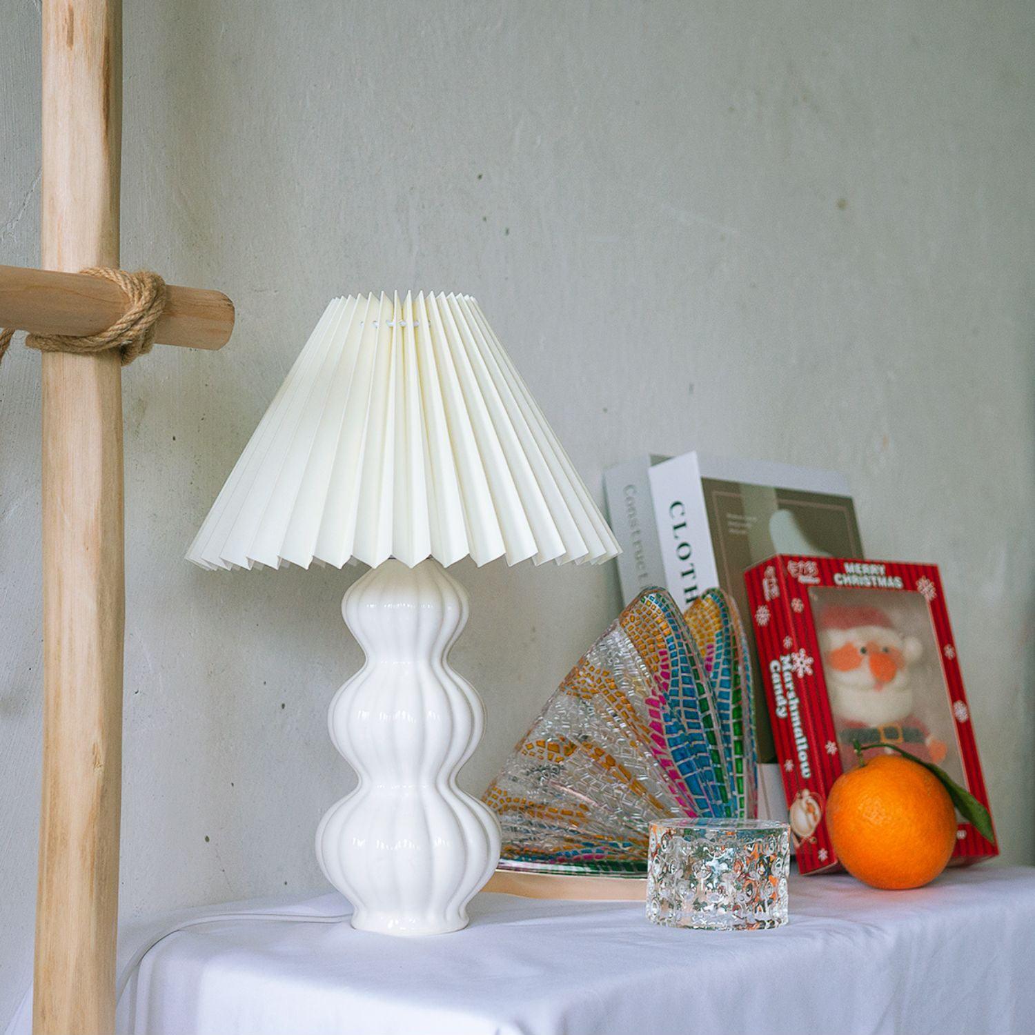 Hart Vintage Fabric Table lamp-Neutral Decor
