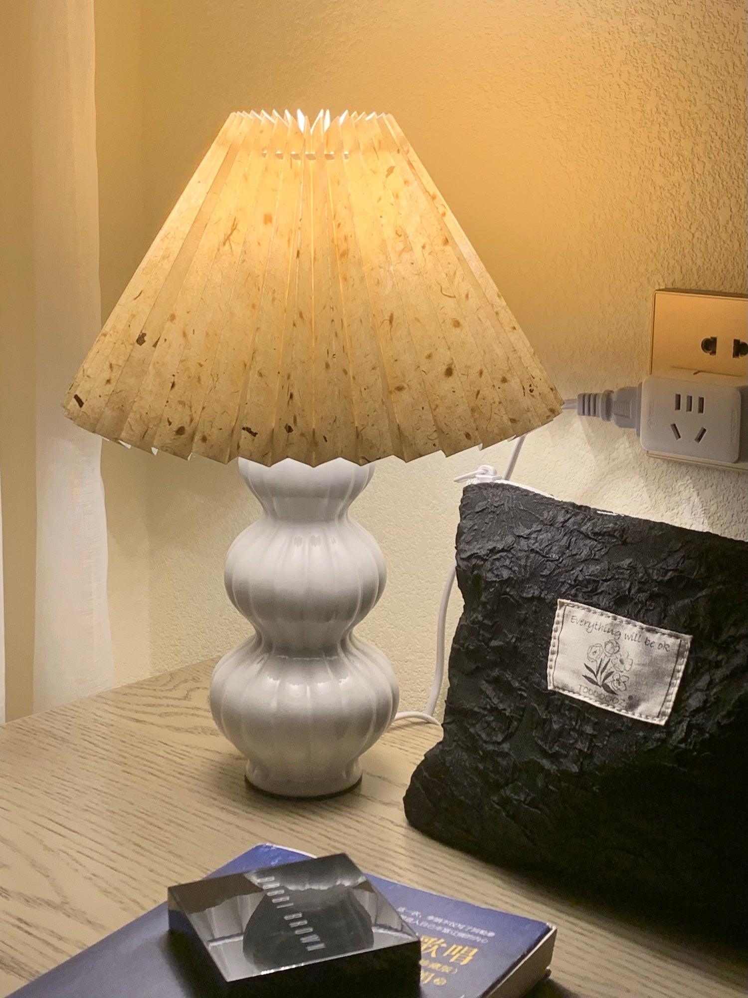 Hart Vintage Fabric Table lamp-Neutral Decor
