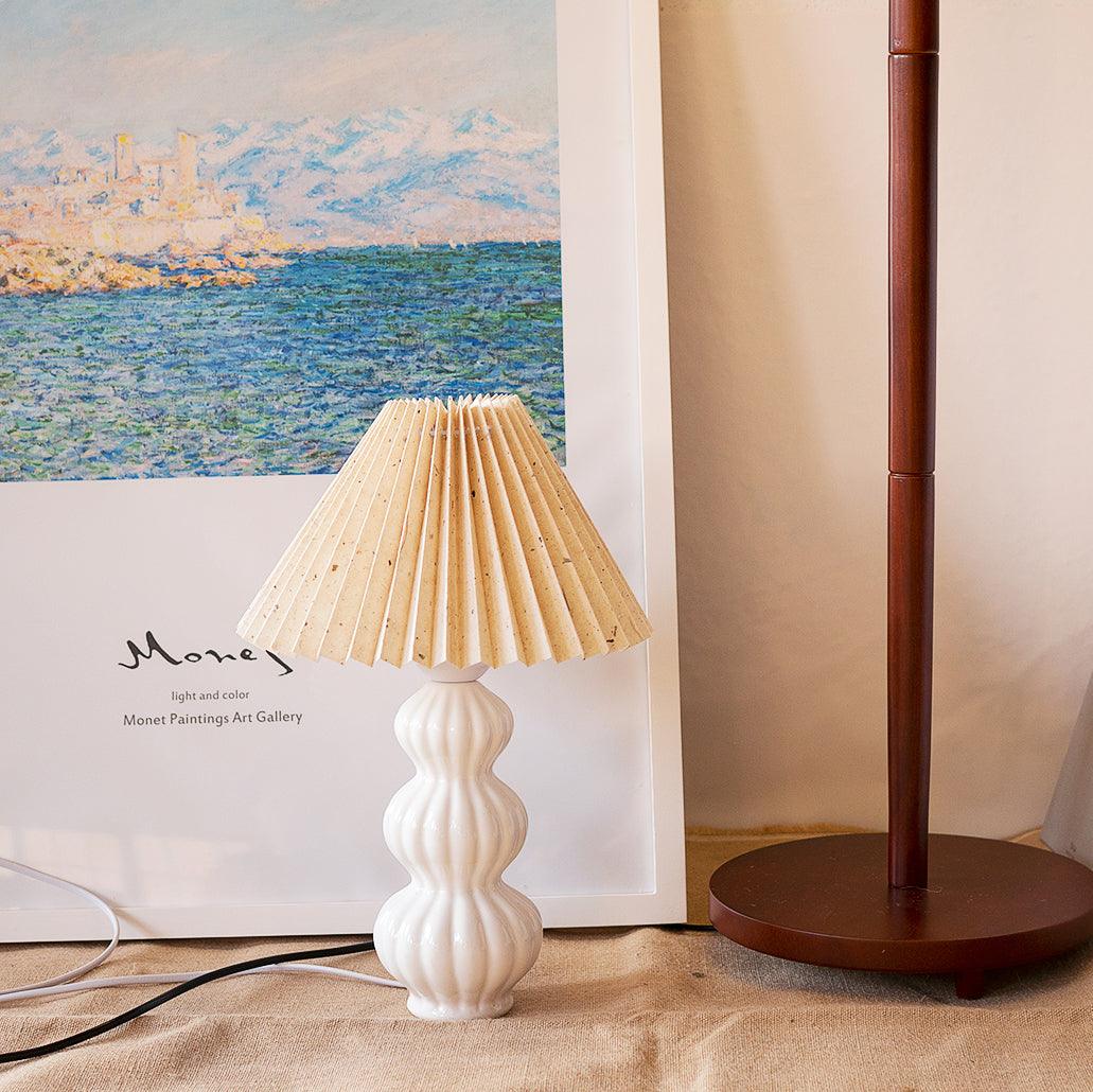 Hart Vintage Fabric Table lamp-Neutral Decor