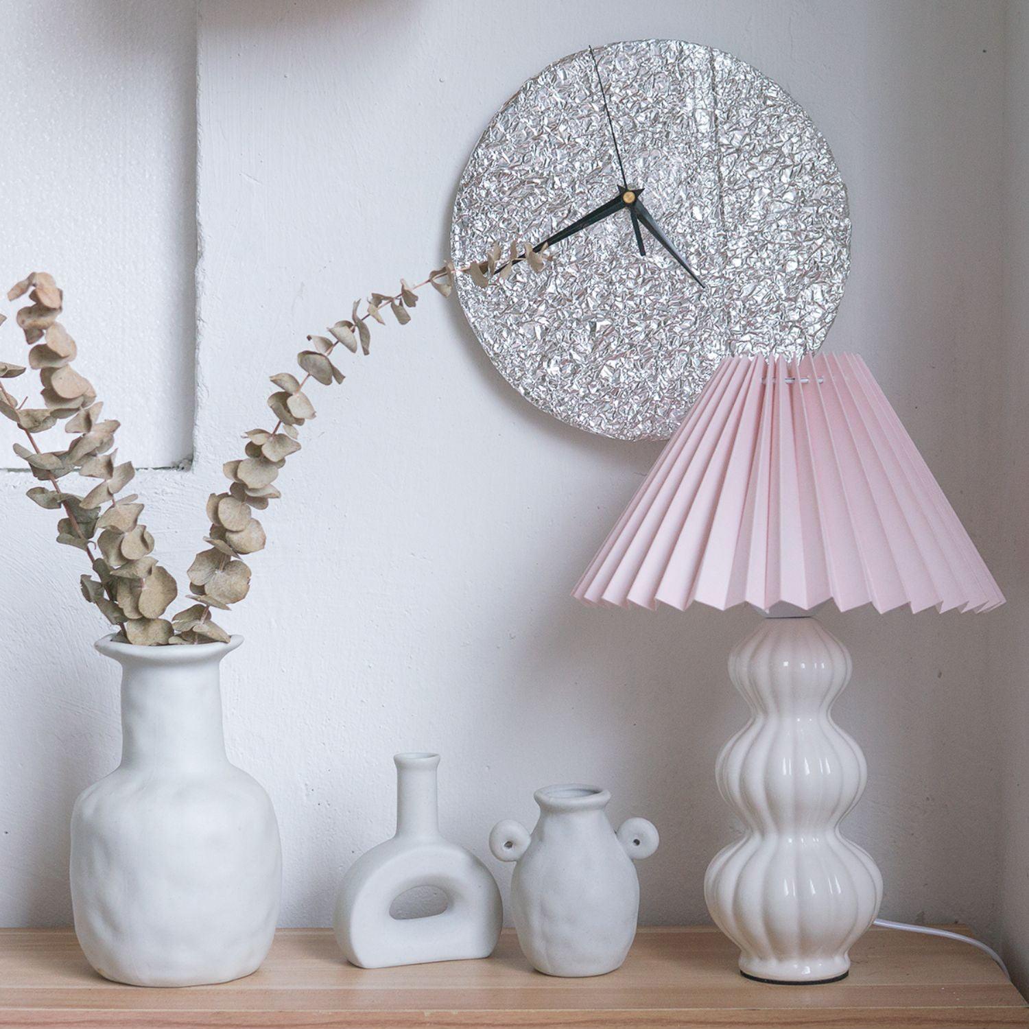 Hart Vintage Fabric Table lamp-Neutral Decor