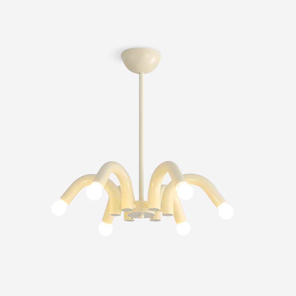 Fivelle Modern Cream Multi-Arm Chandelier