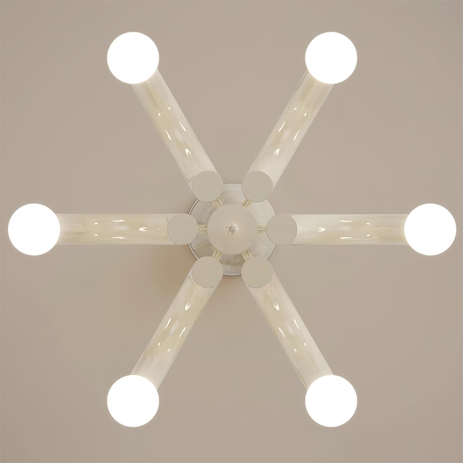 Fivelle Modern Cream Multi-Arm Chandelier