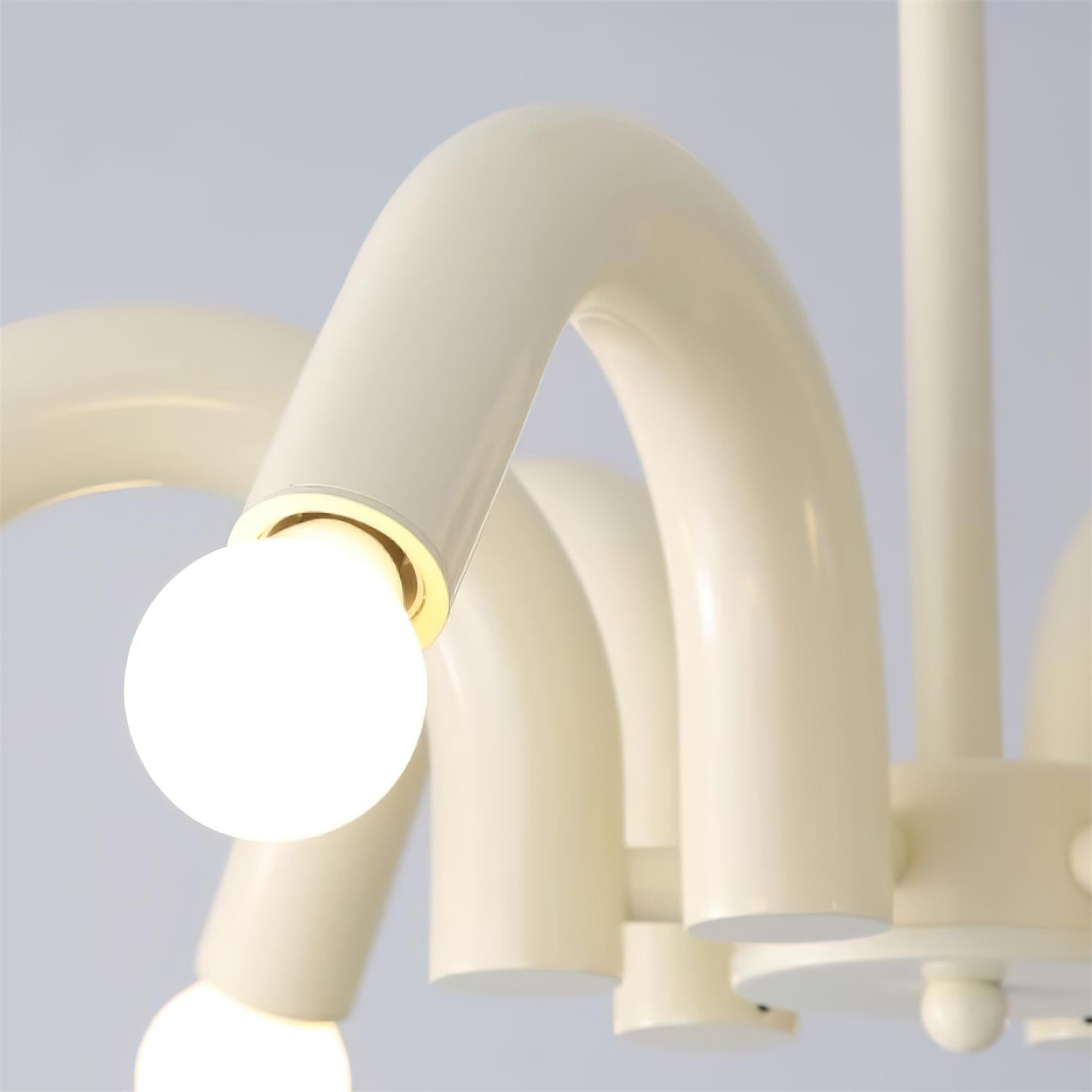 Fivelle Modern Cream Multi-Arm Chandelier