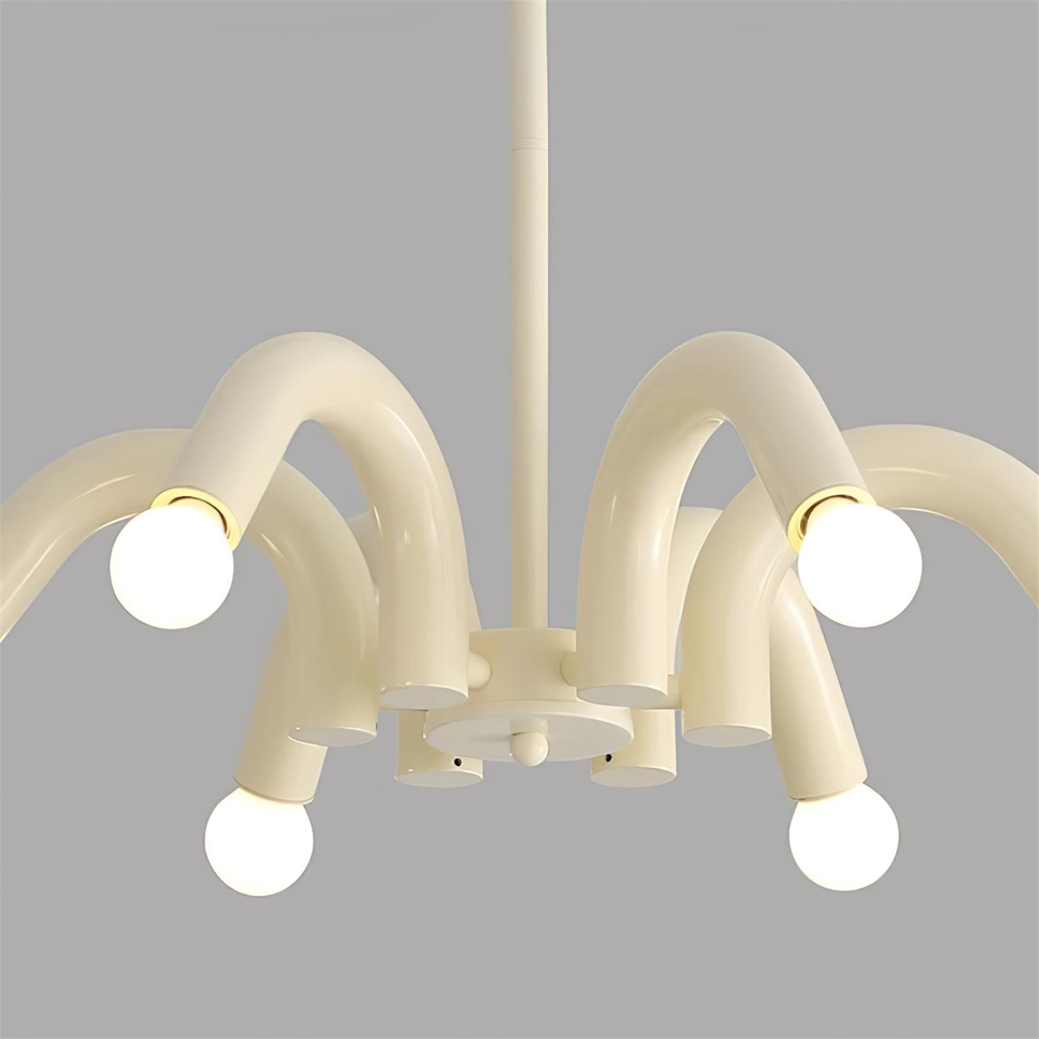 Fivelle Modern Cream Multi-Arm Chandelier
