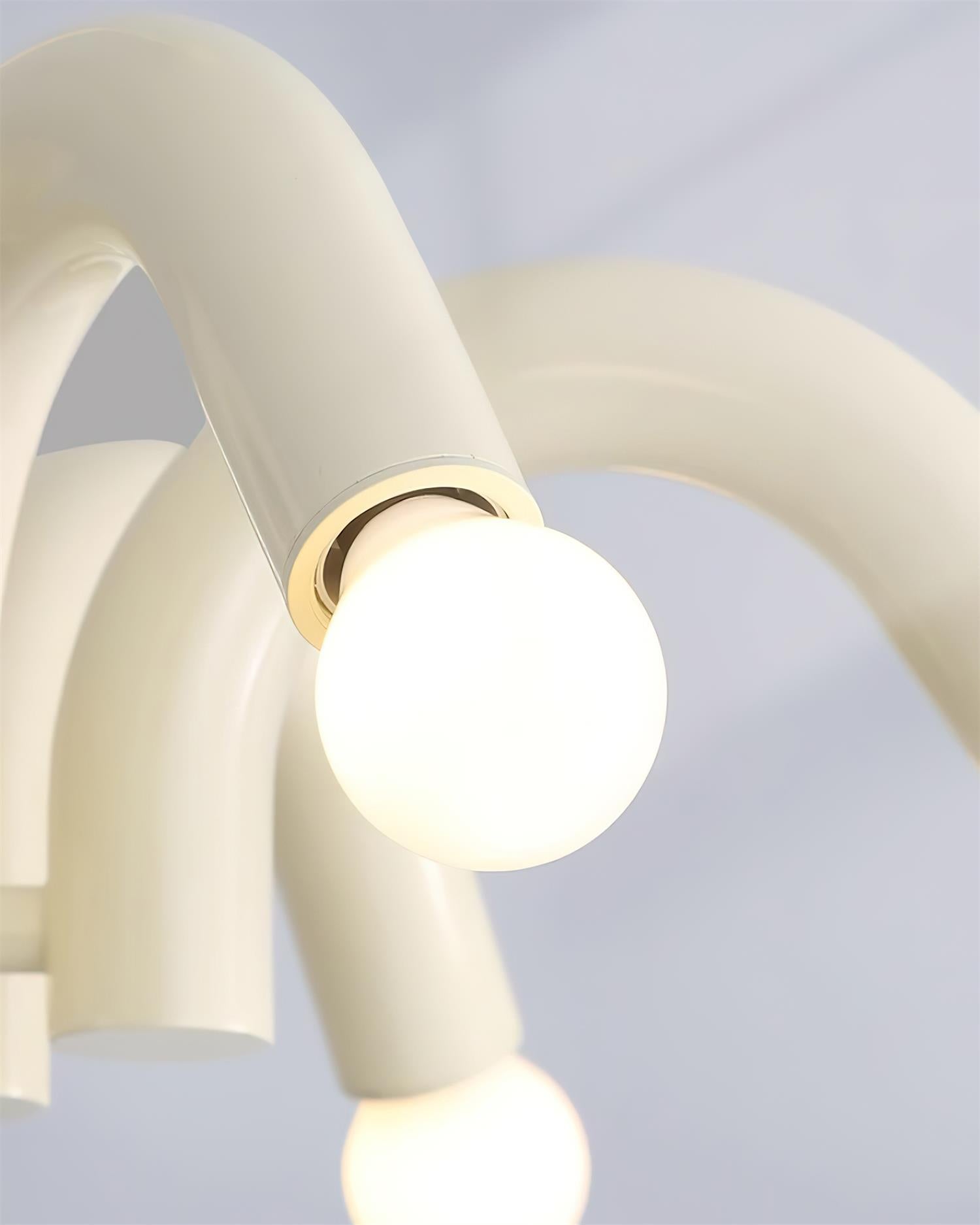 Fivelle Modern Cream Multi-Arm Chandelier