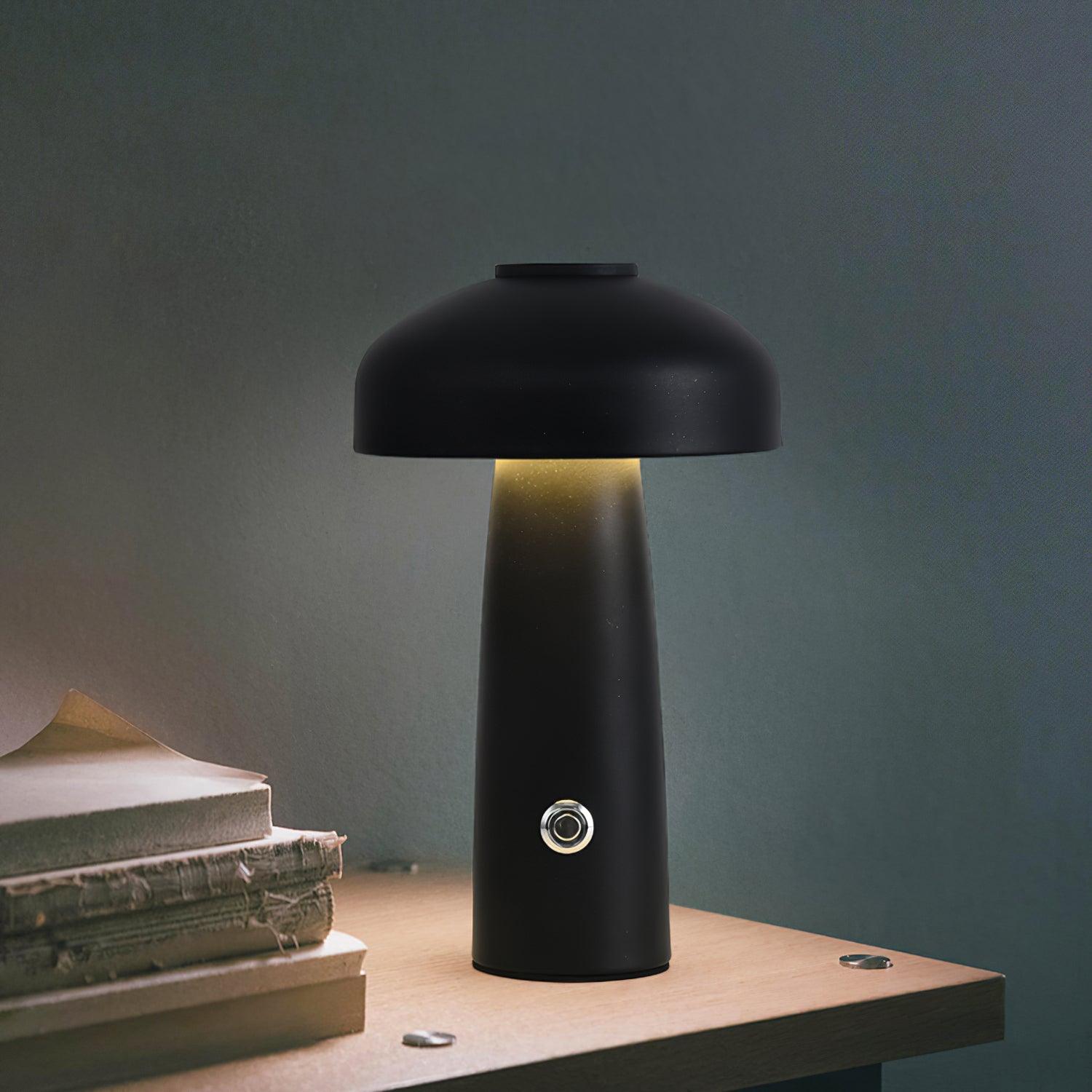Vinorir Mushroom Table Lamp-Neutral Decor