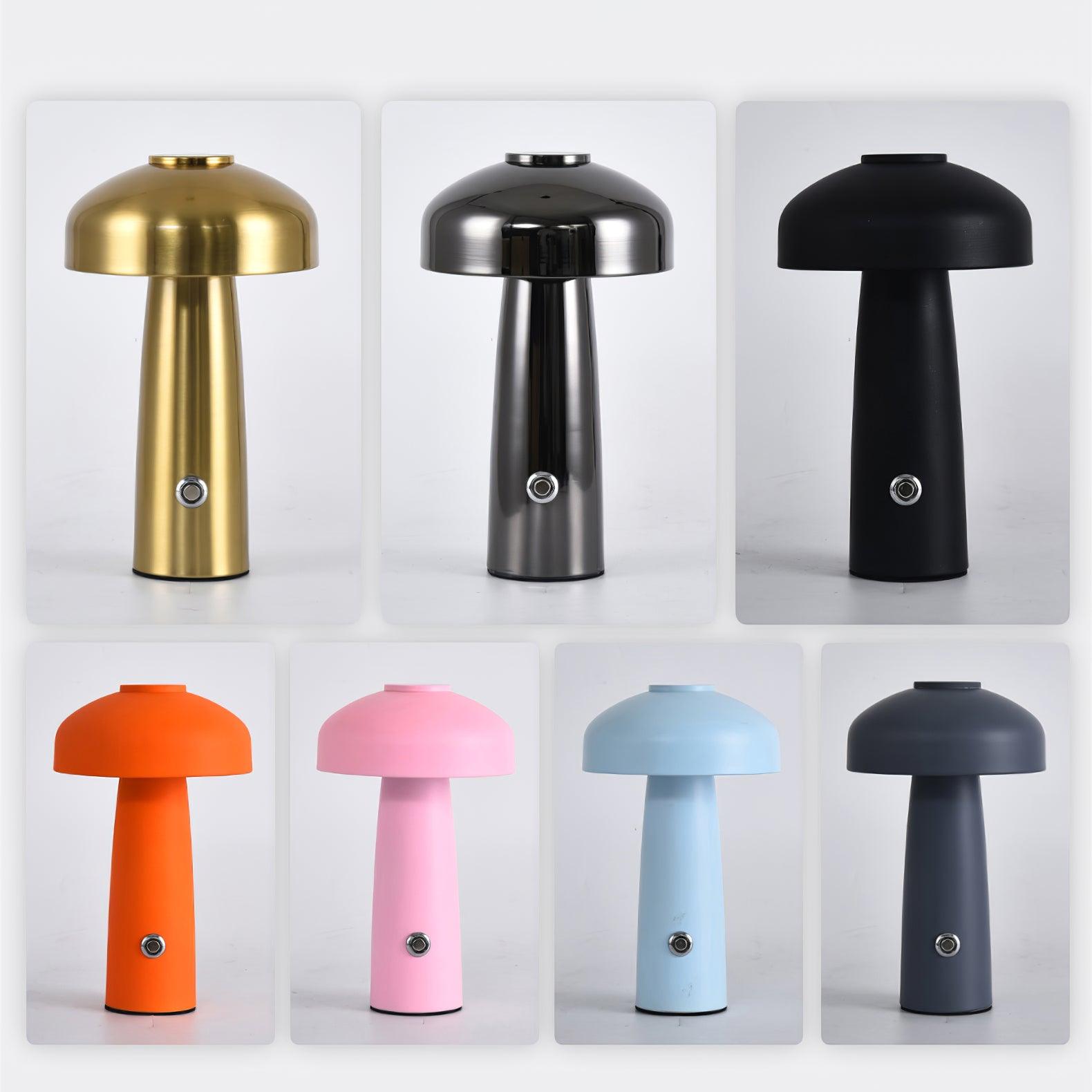 Vinorir Mushroom Table Lamp-Neutral Decor