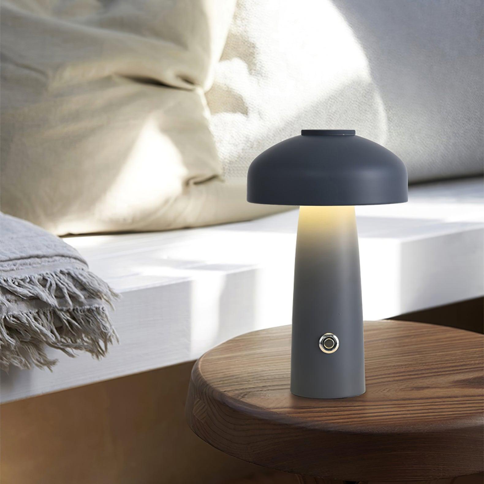 Vinorir Mushroom Table Lamp-Neutral Decor