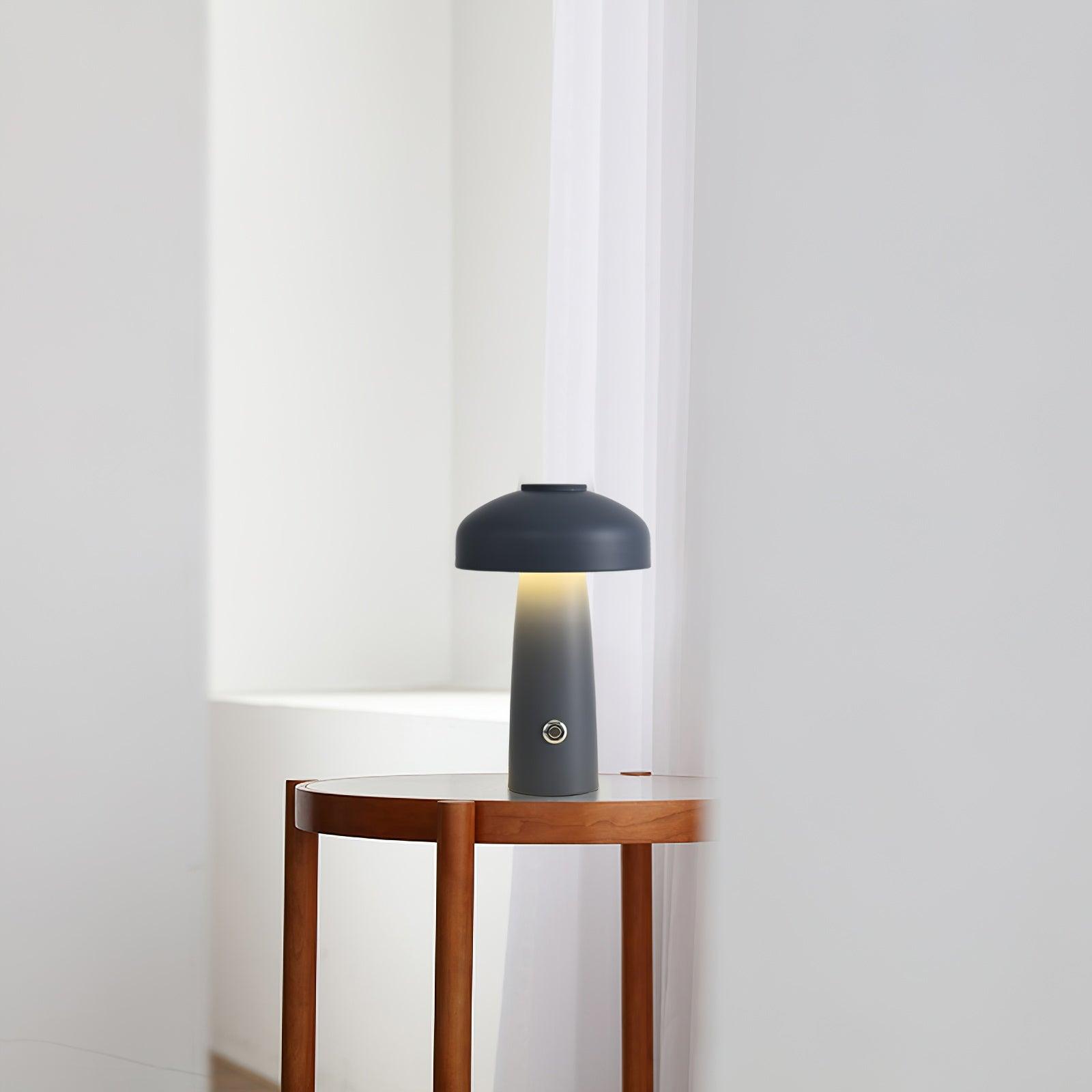 Vinorir Mushroom Table Lamp-Neutral Decor
