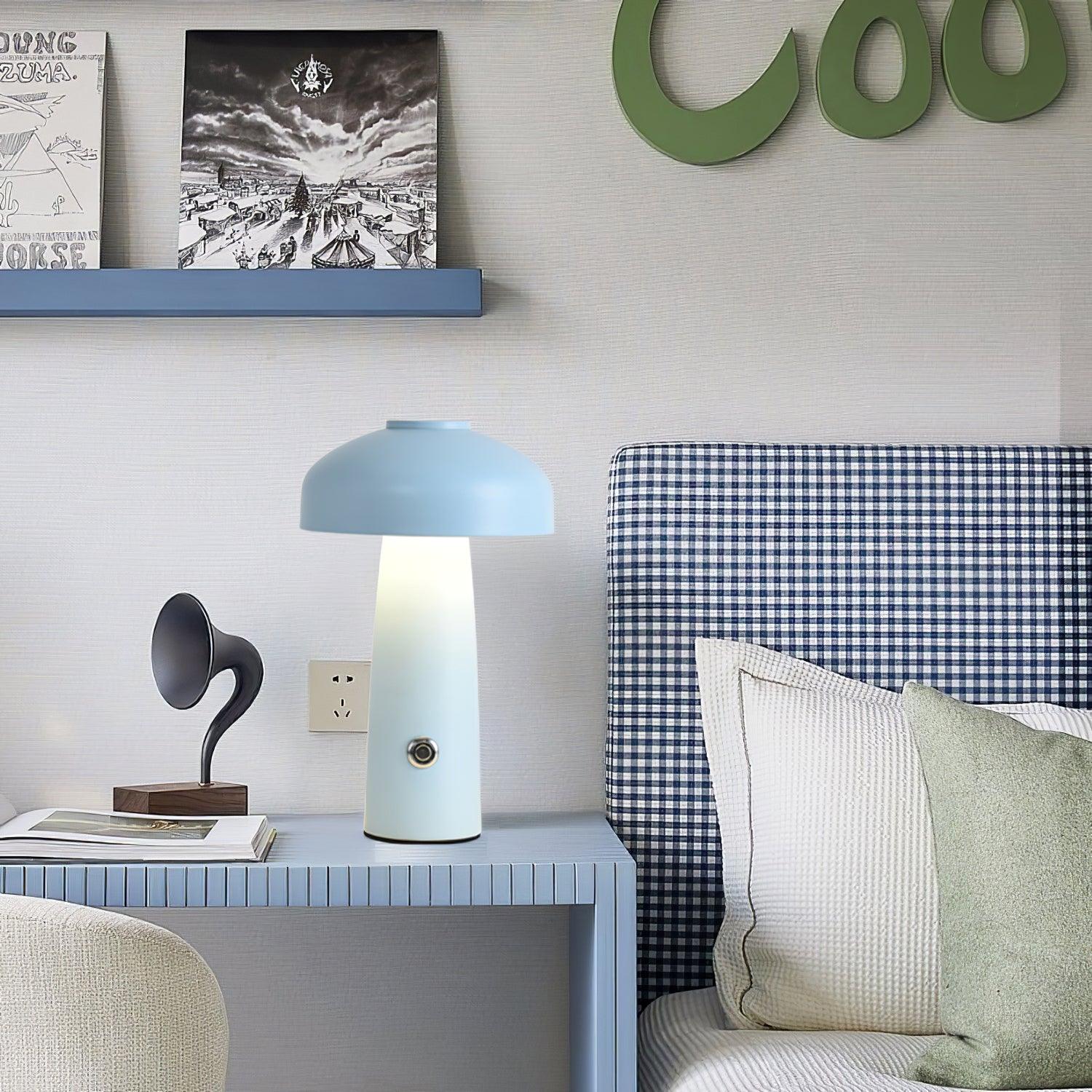 Vinorir Mushroom Table Lamp-Neutral Decor