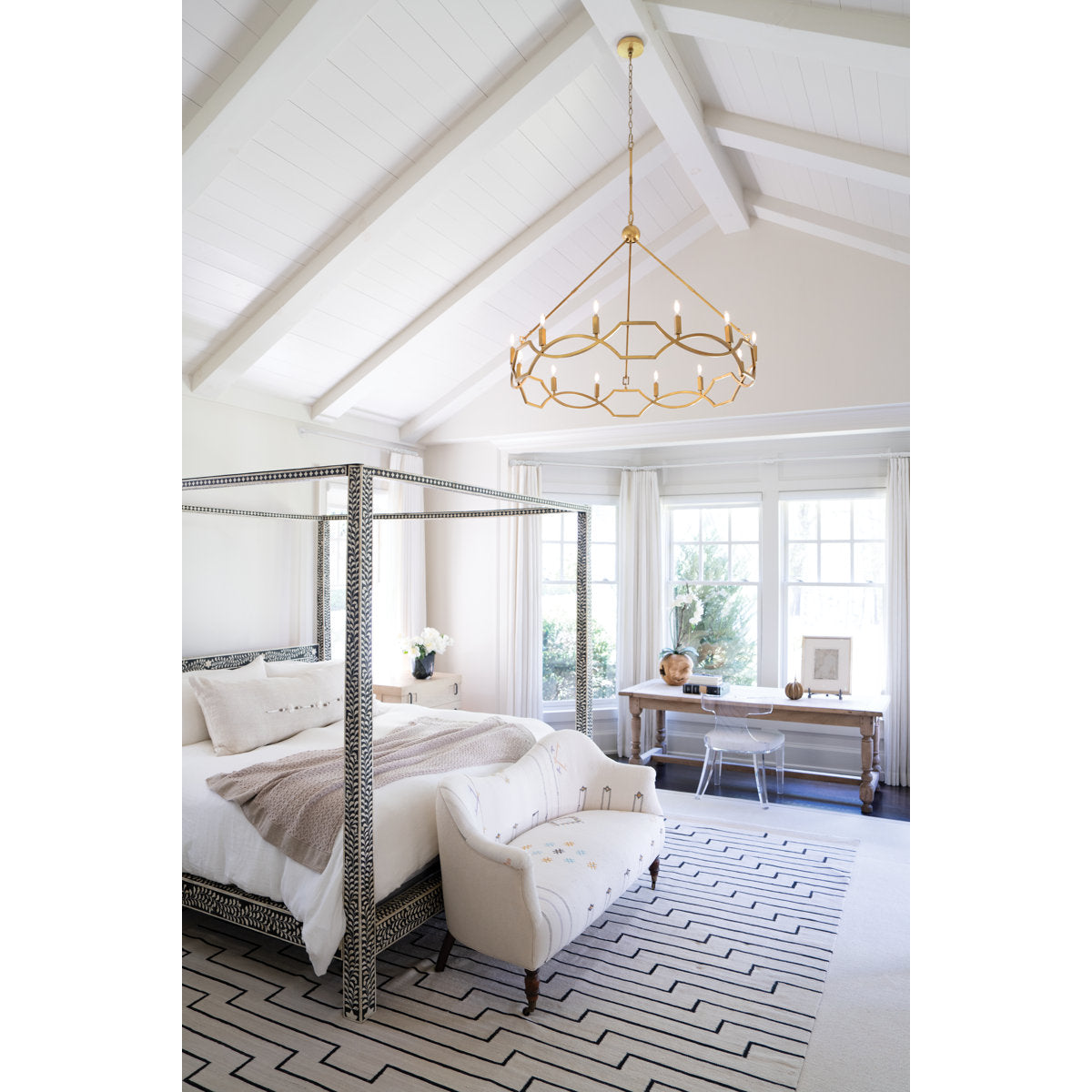 The 12-head Leona Chandelier, showcasing its larger scale.