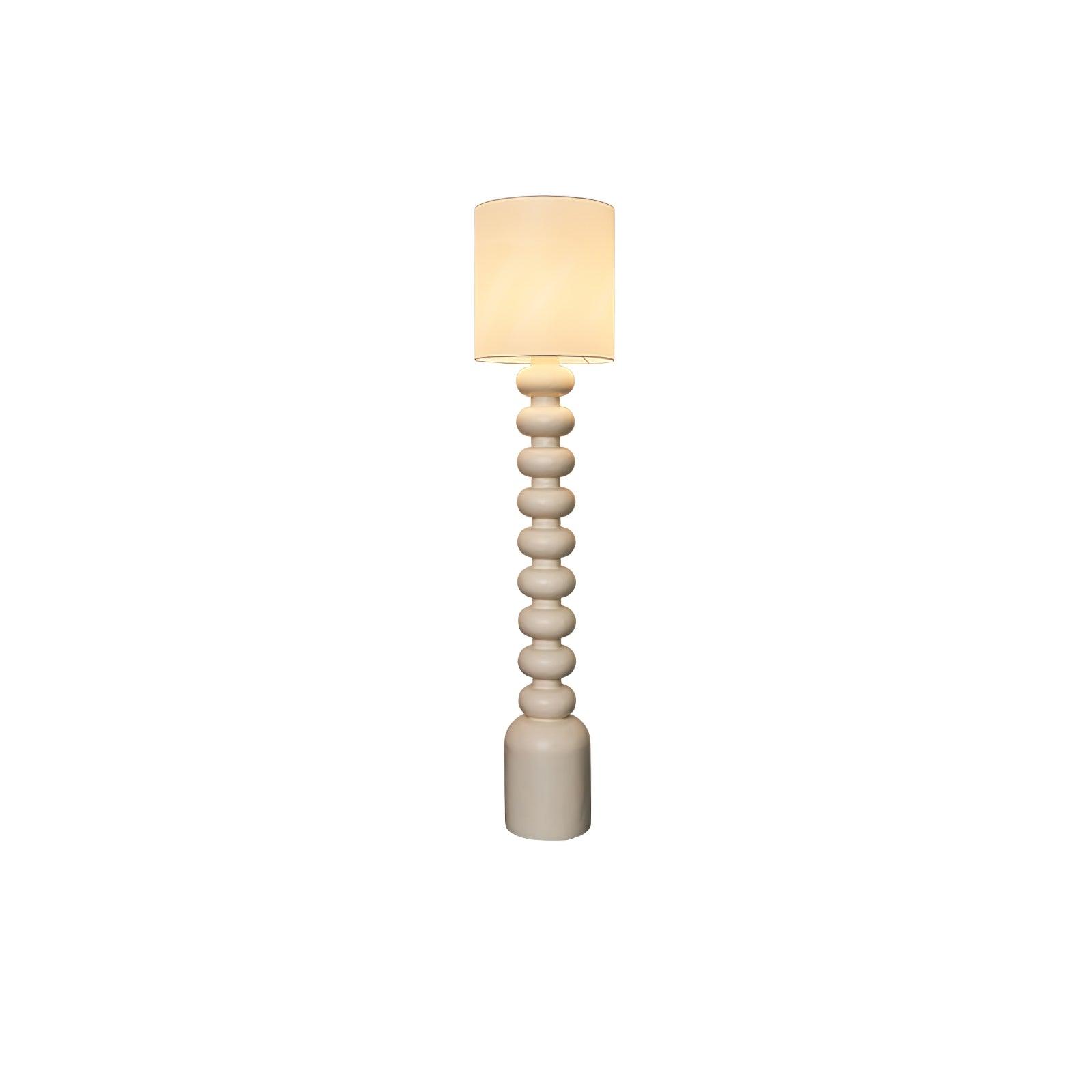 Khev Modern Fabric Floor Lamp-Neutral Decor