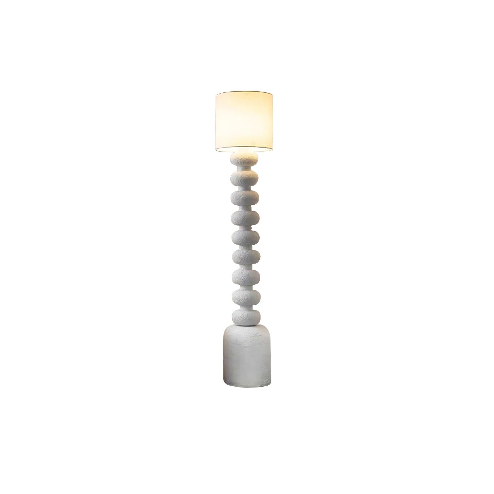 Khev Modern Fabric Floor Lamp-Neutral Decor