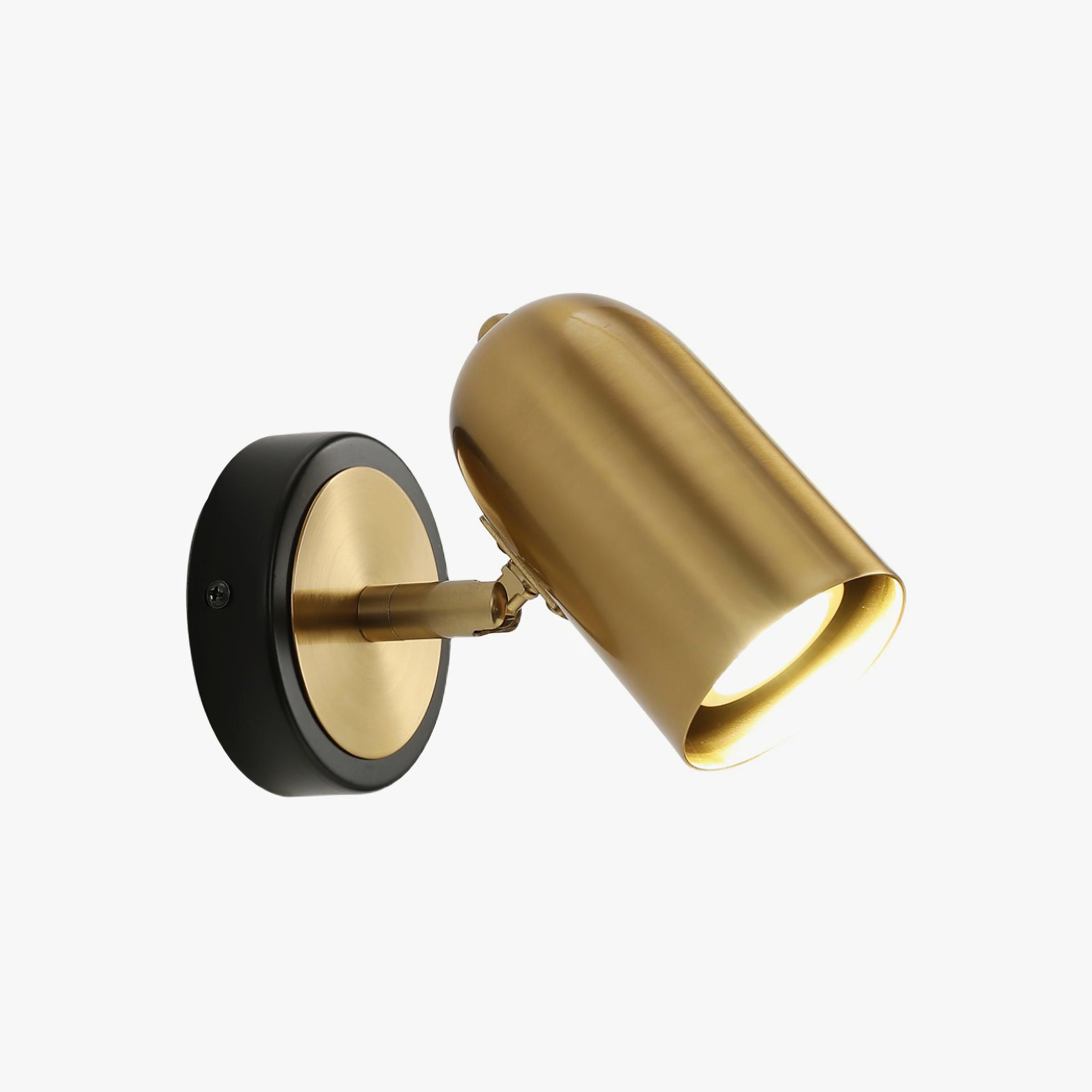 Liora Modern Minimalist Gold Wall Lamp-Neutral Decor
